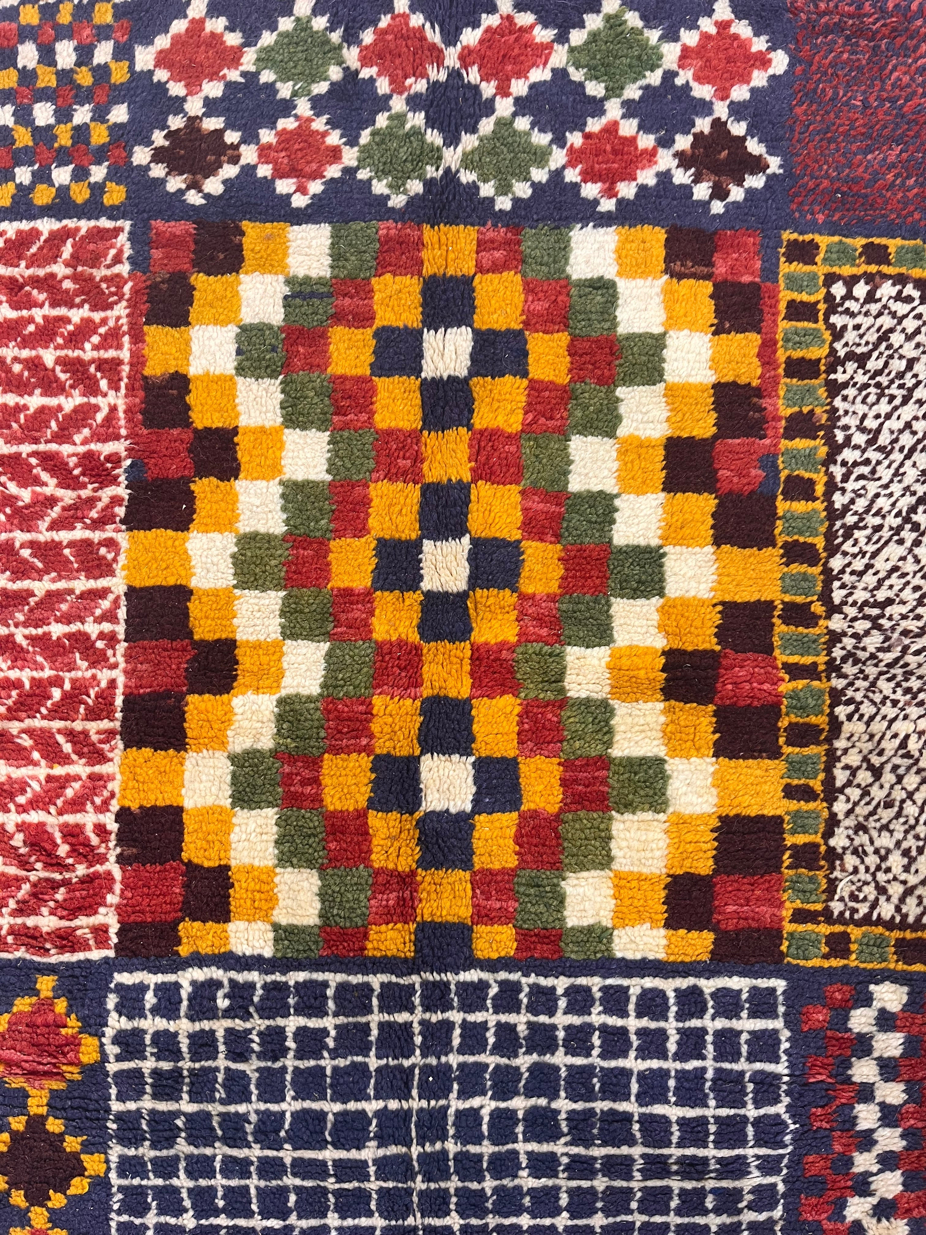 Vintage Moroccan Rug 5' 0" x 8' 9"