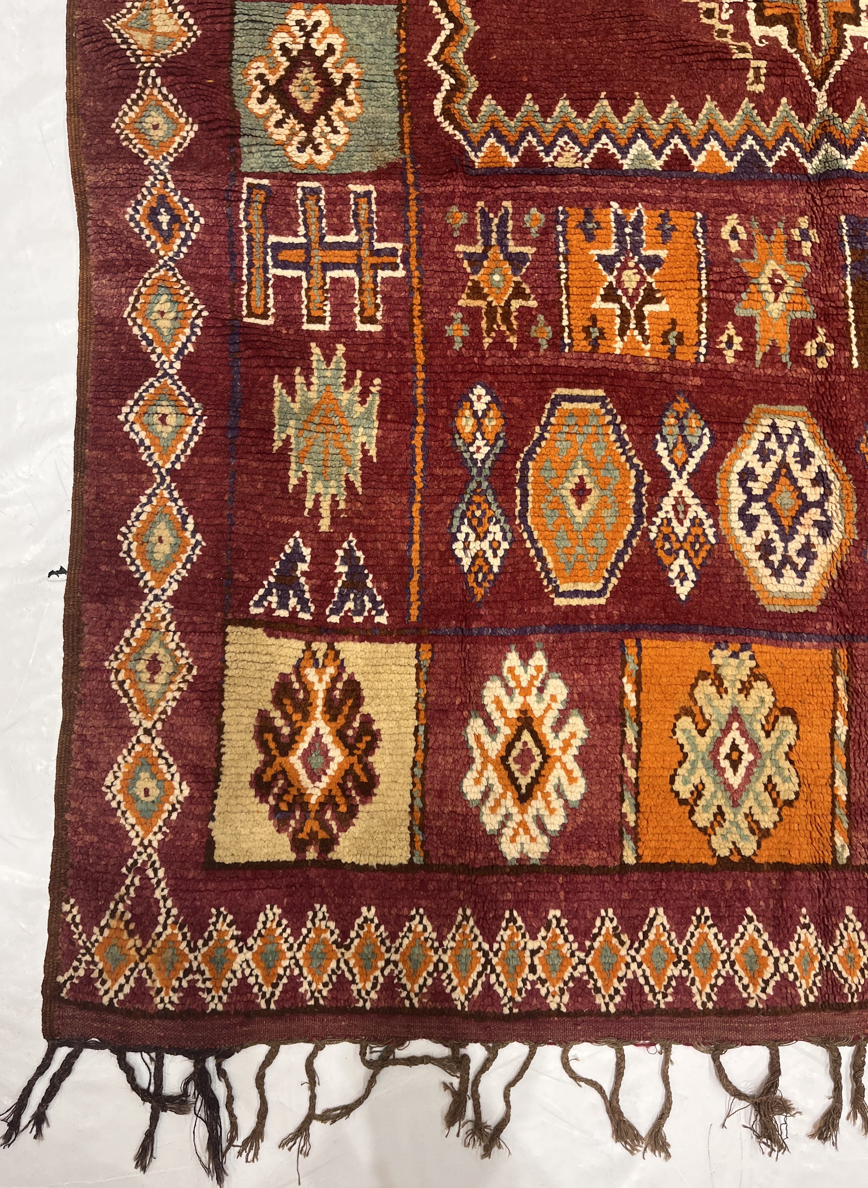 Vintage Moroccan Rug 5' 8" x 9' 9"