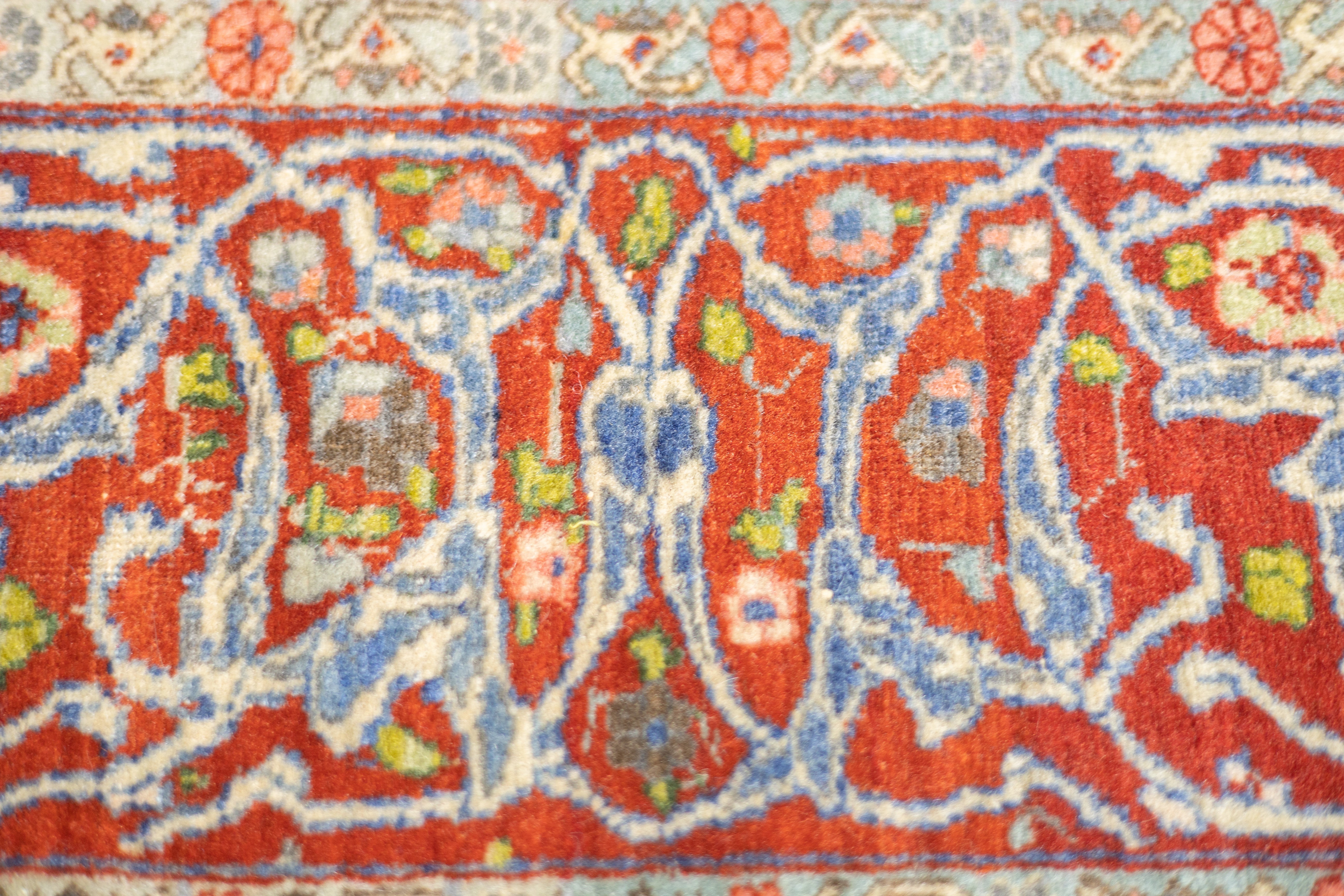 Antique Kashan Rug 4'6'' x 6'0"