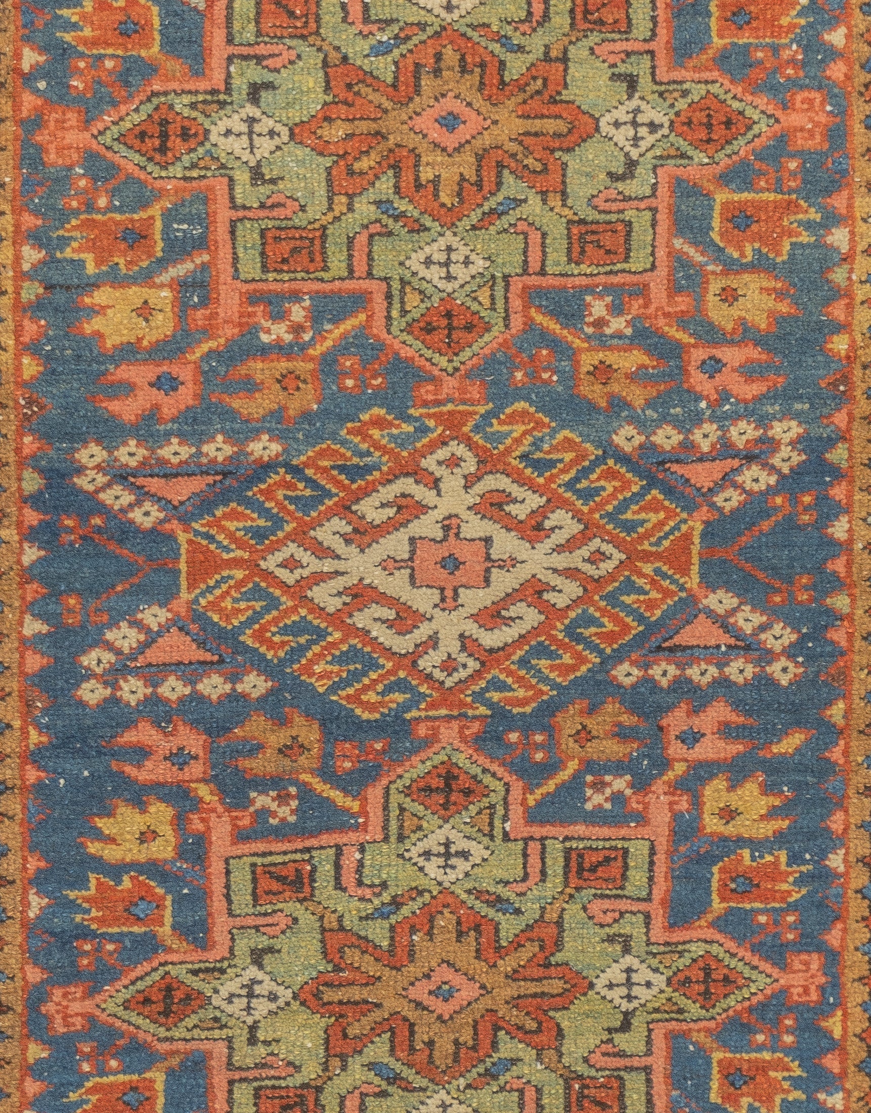 Antique Heriz Rug 3'1'' x 3'11''