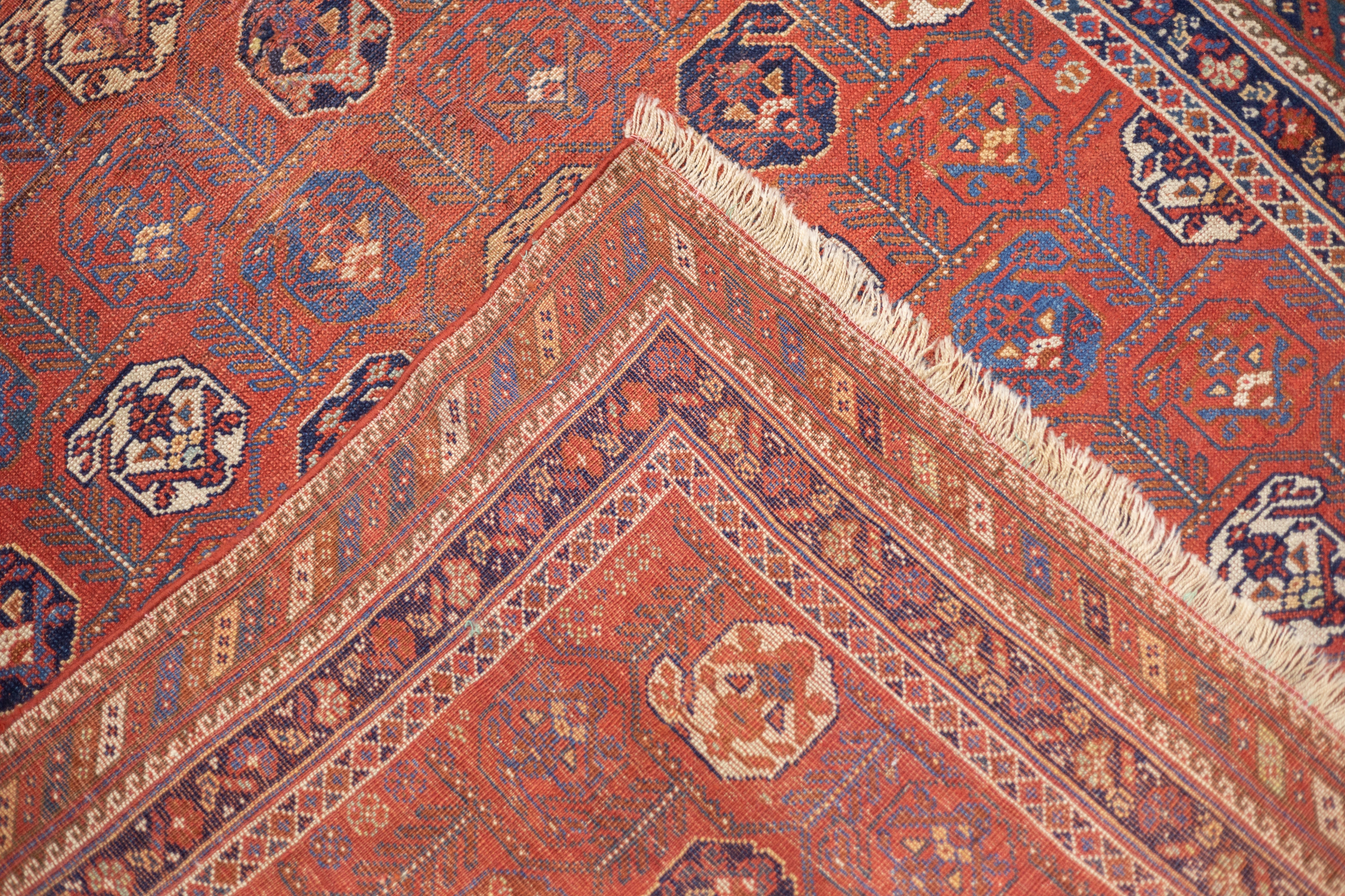 Antique Afshar Rug 4'2'' x 5'1''