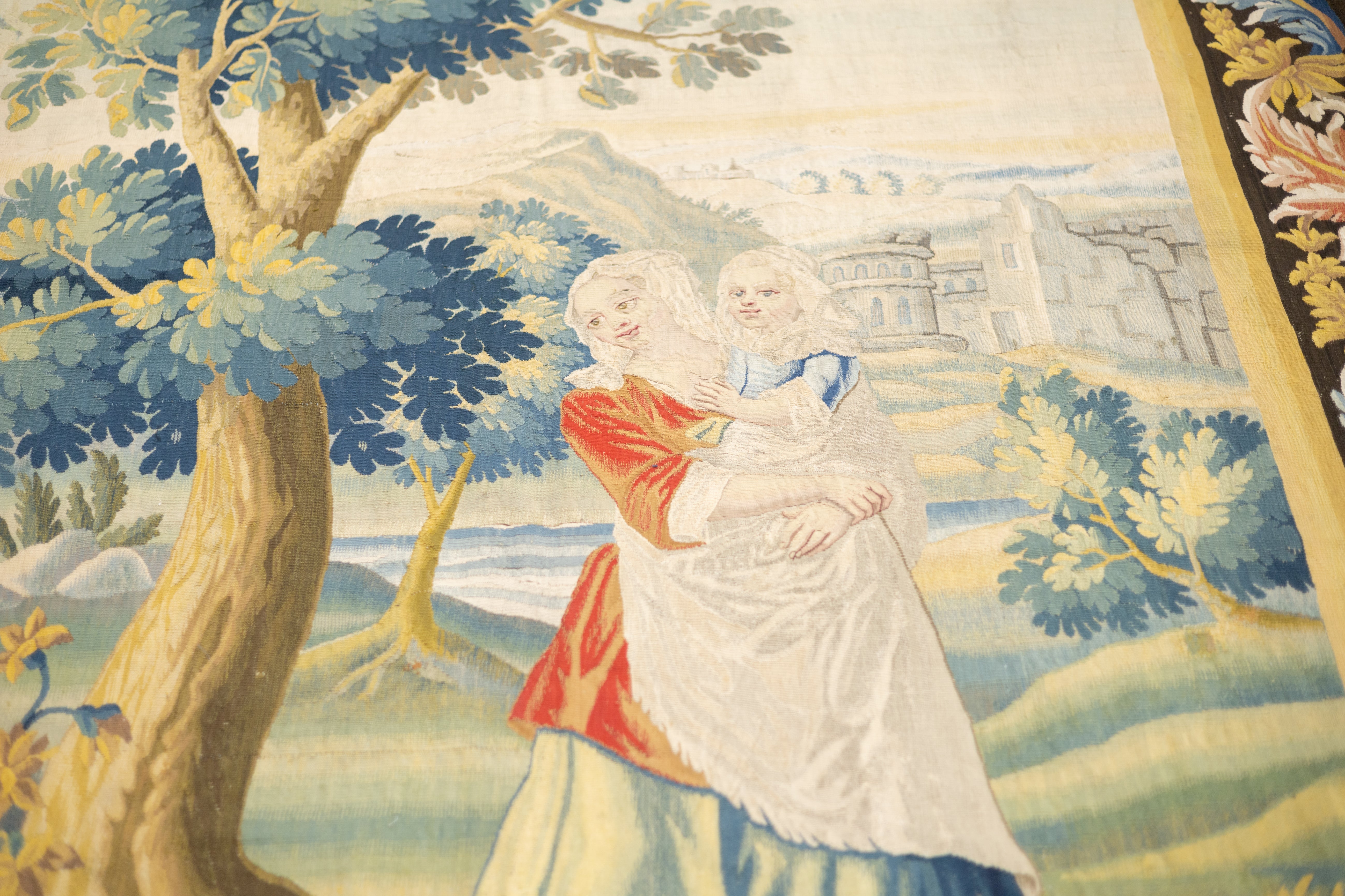 Antique Fine French Beauvais Tapestry 6' 3'' x 10' 6''
