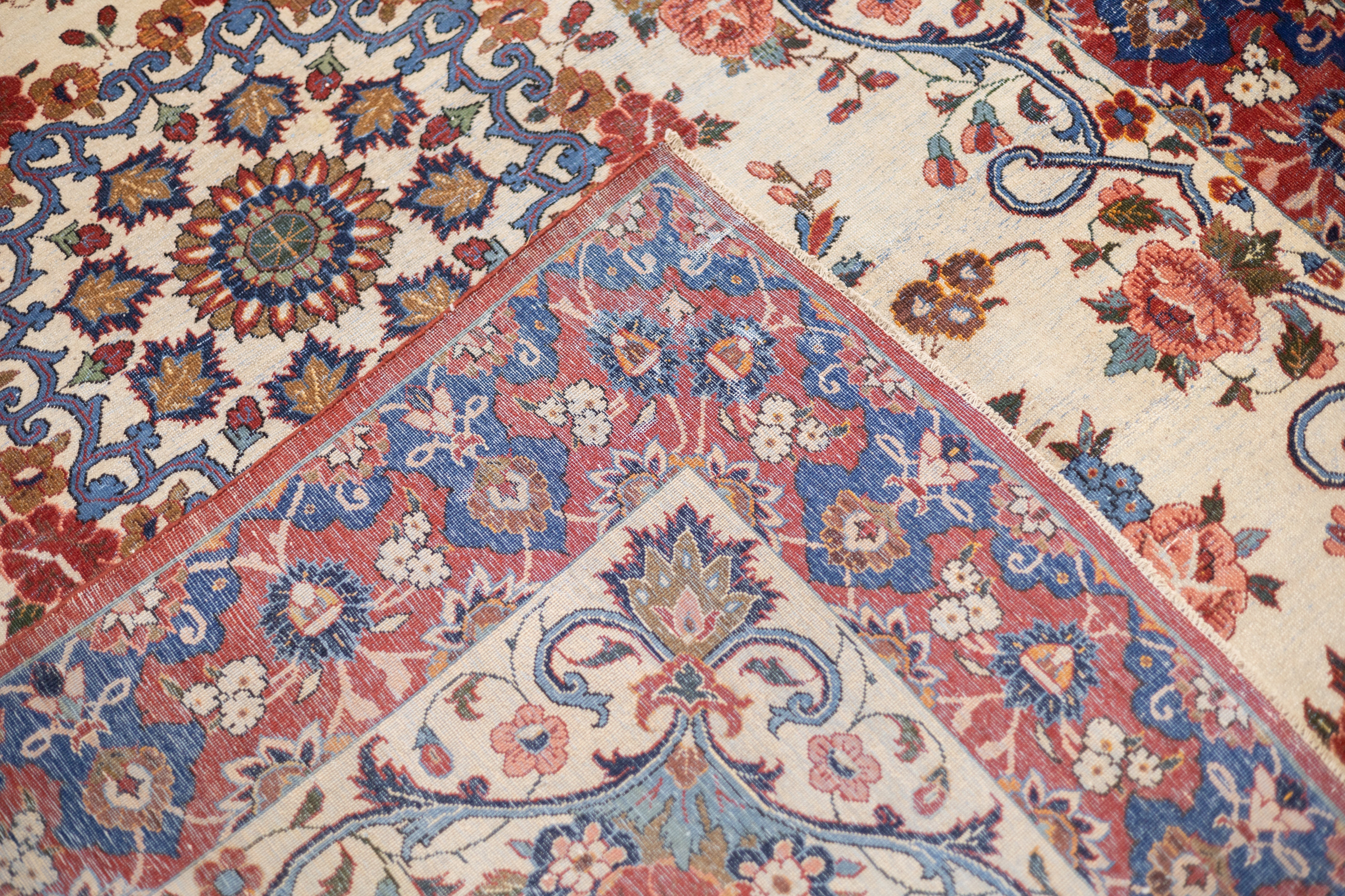 Antique Isfahan Rug 5'0" x 7'6''