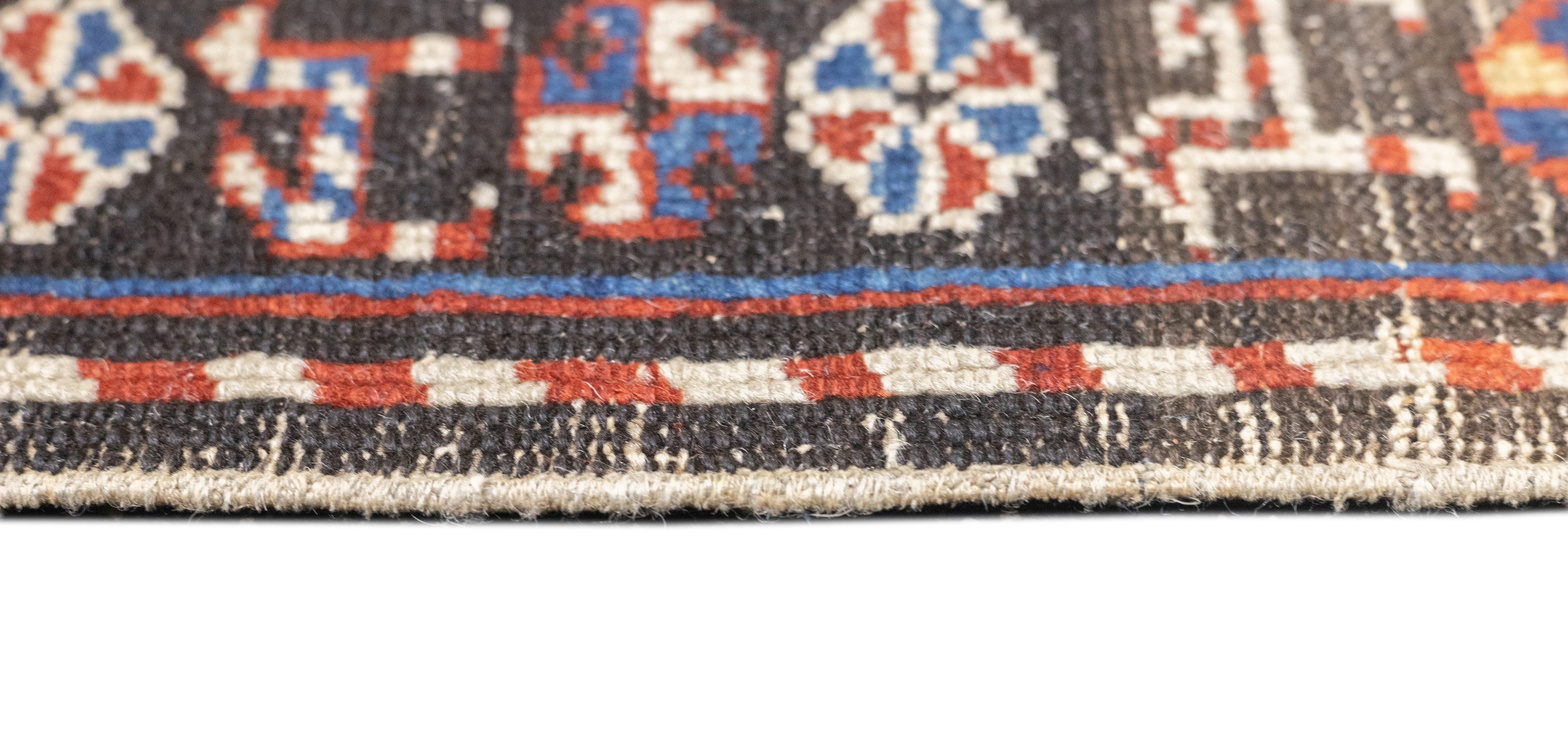 Antique Caucasian Shirvan Rug 3'8'' x 5'8''