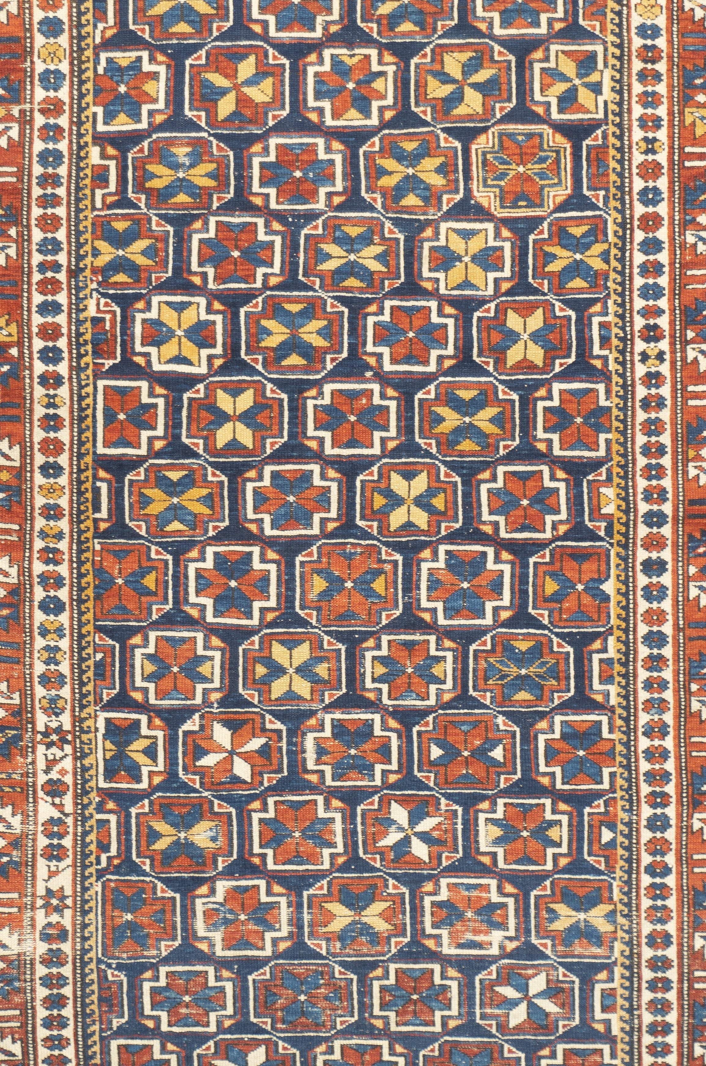 Antique Caucasian Shirvan Rug 3'8'' x 5'8''
