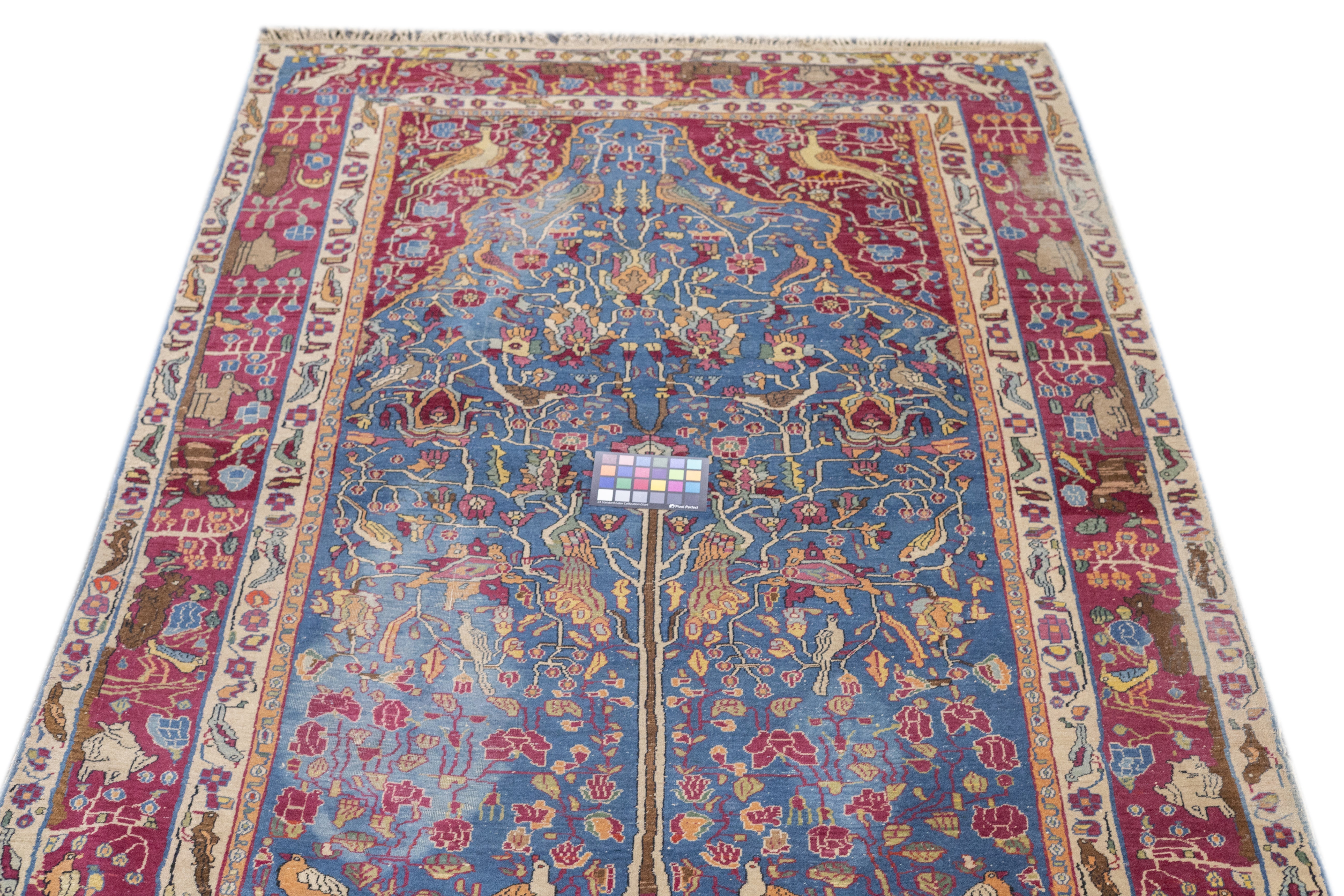 Antique Tehran Rug 4'9'' x 7'2''