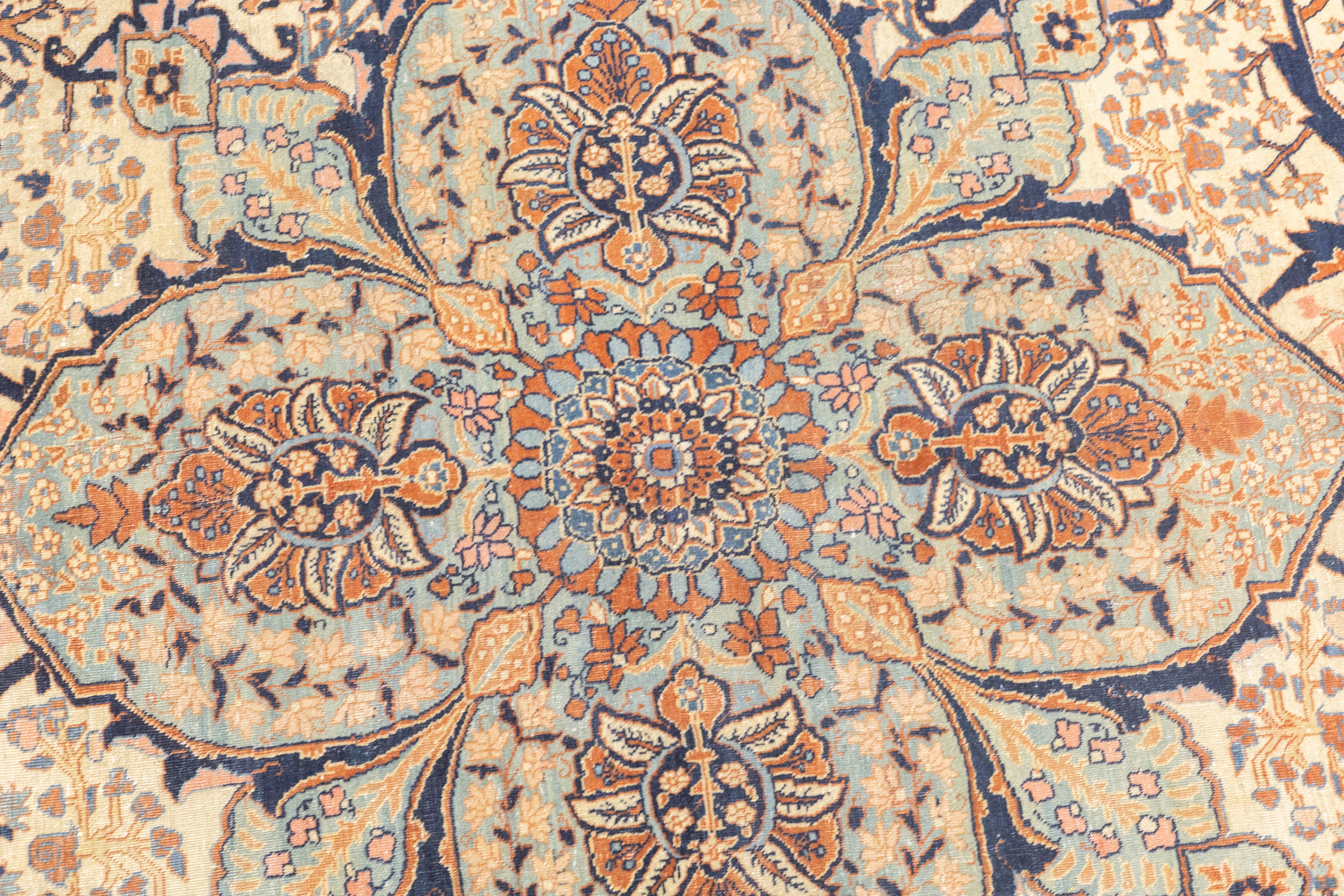 Antique Haji Jalili Tabriz Rug 7'10'' x 12'2''