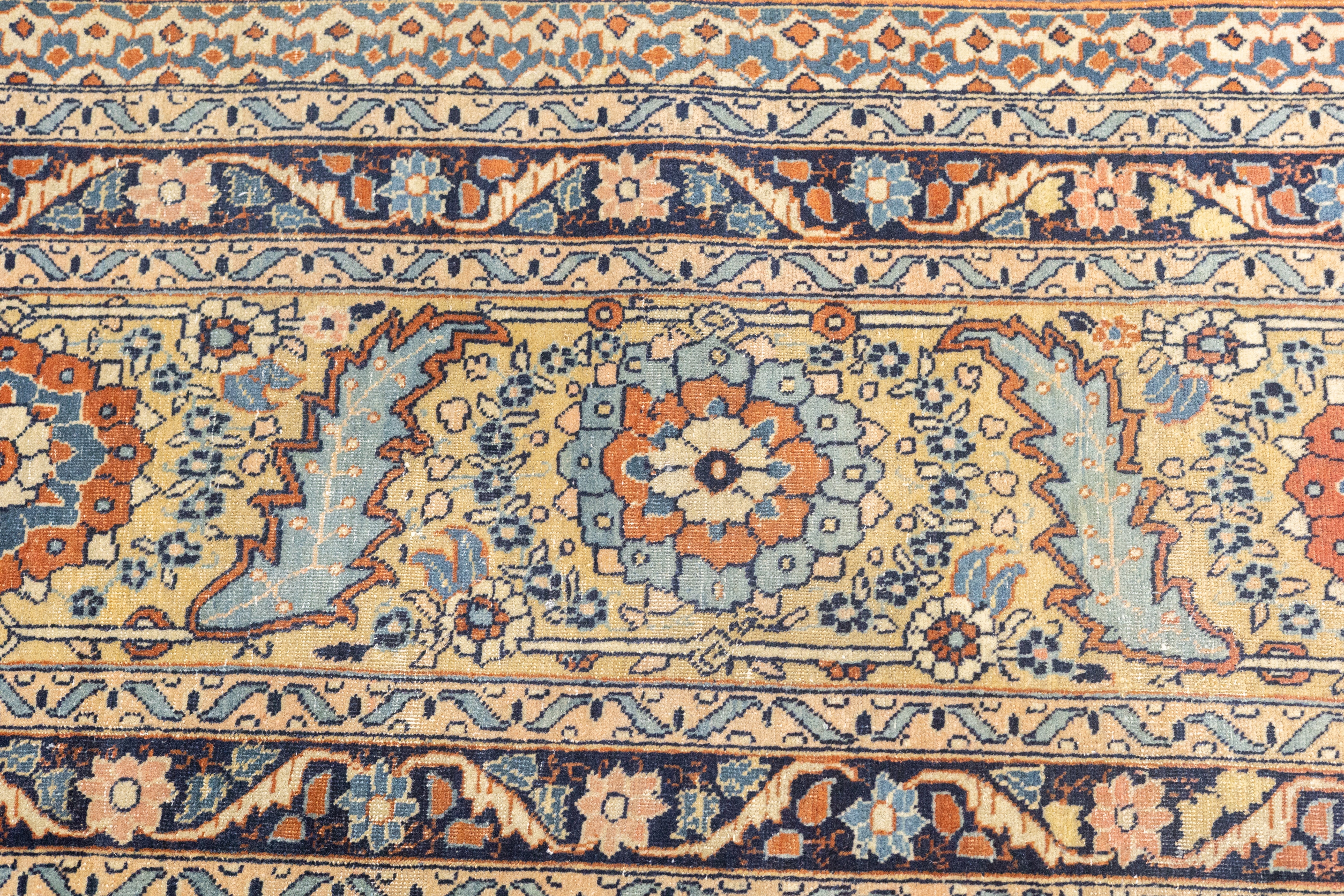 Antique Haji Jalili Tabriz Rug 7'10'' x 12'2''