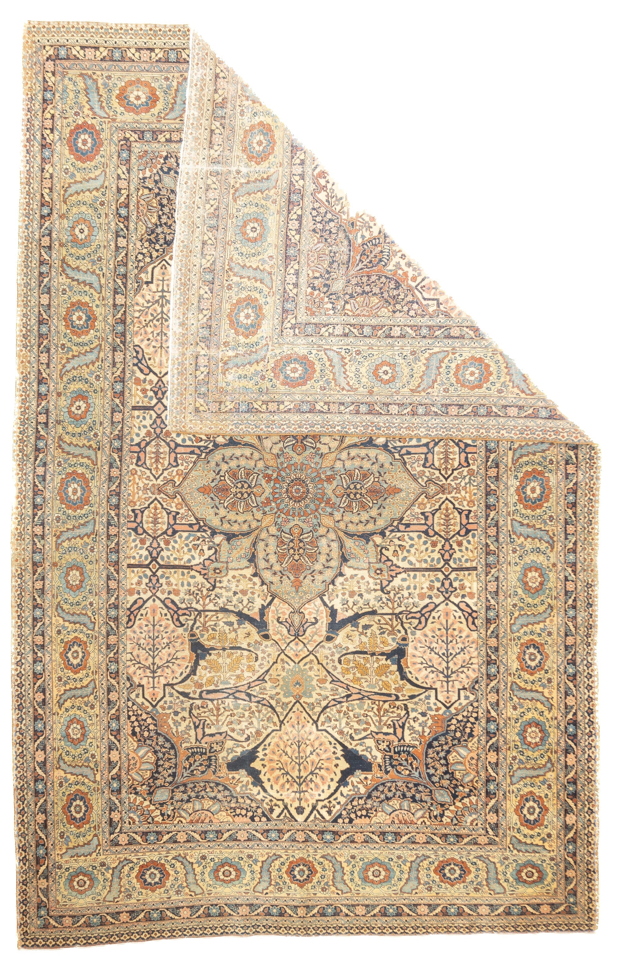 Antique Haji Jalili Tabriz Rug 7'10'' x 12'2''