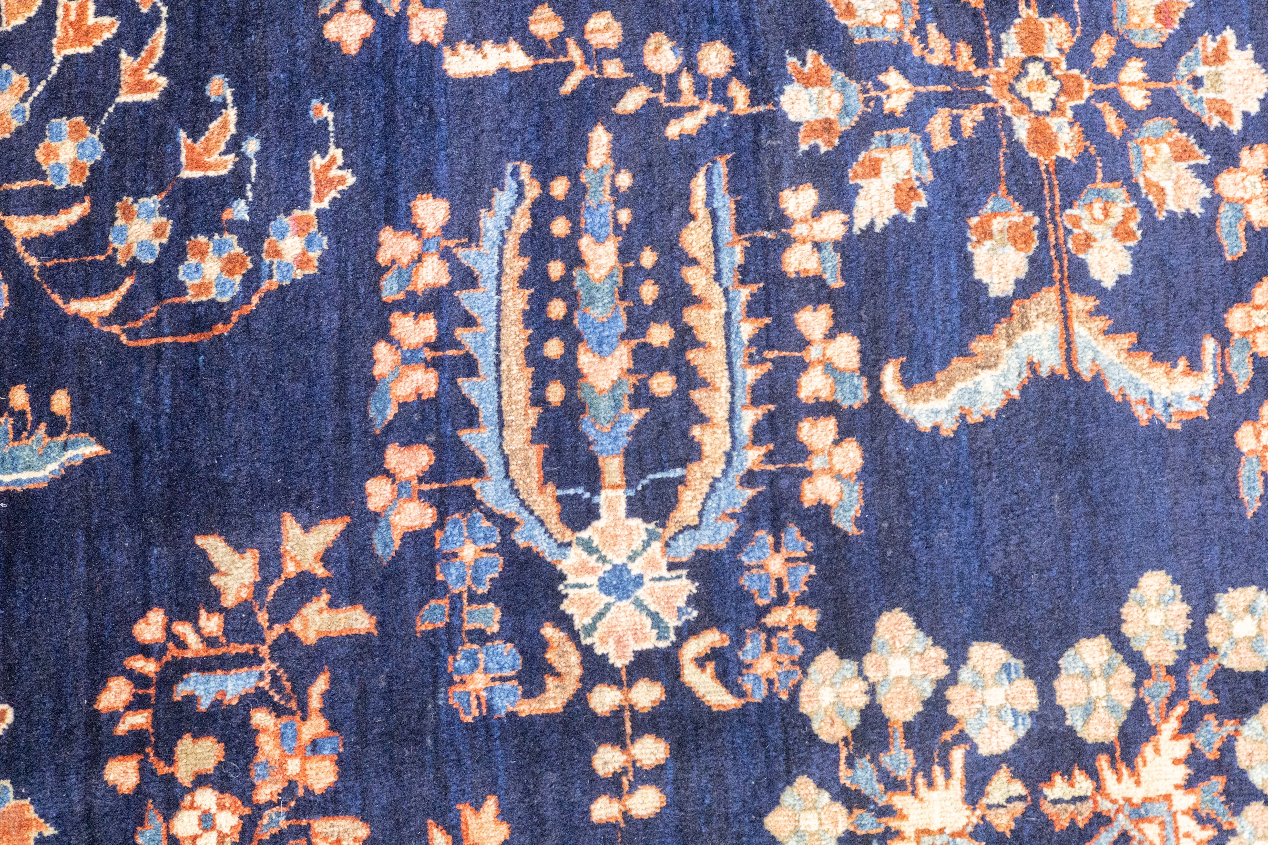 Antique Sarouk Rug 8'8'' x 11'8''