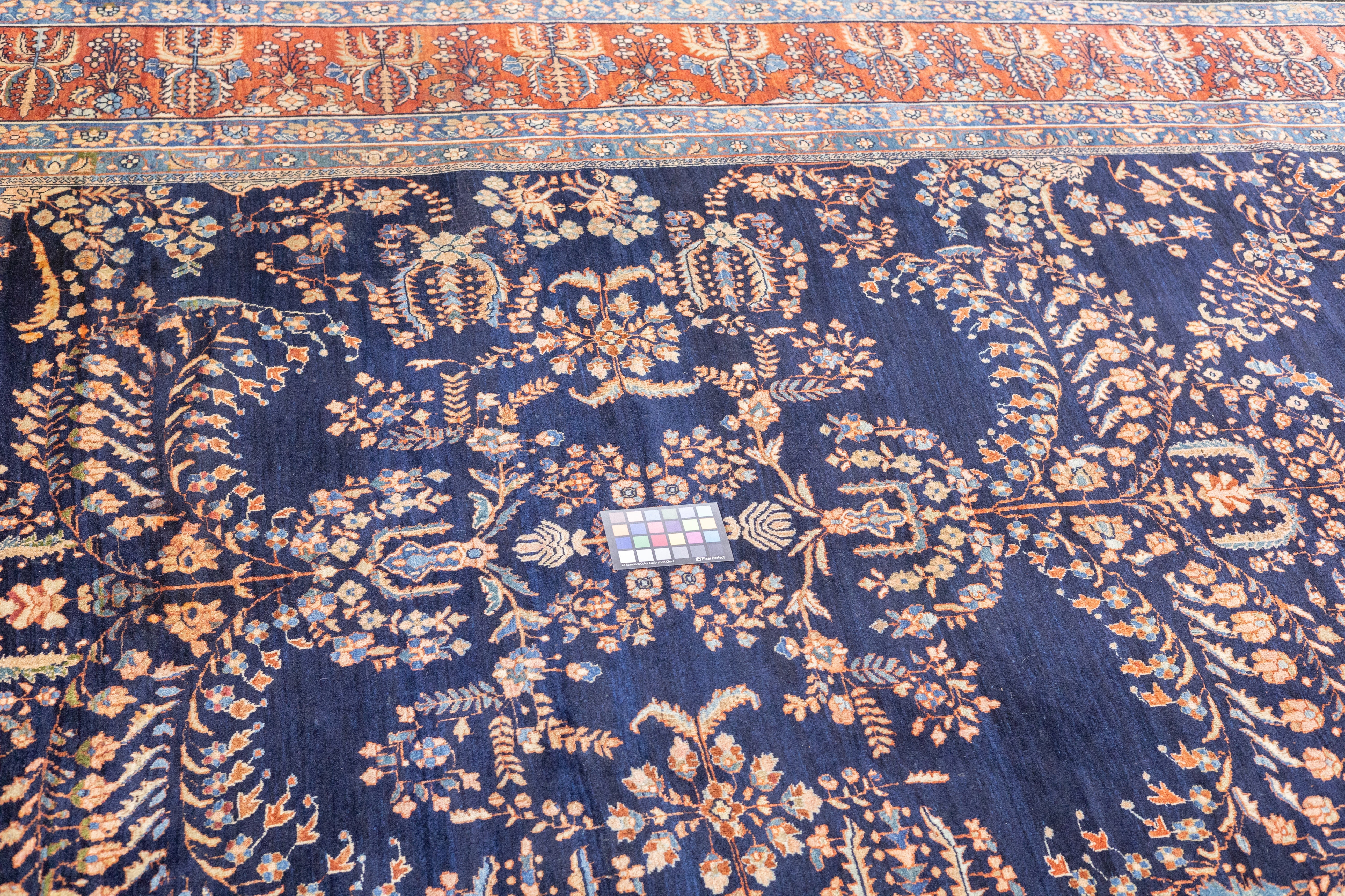 Antique Sarouk Rug 8'8'' x 11'8''