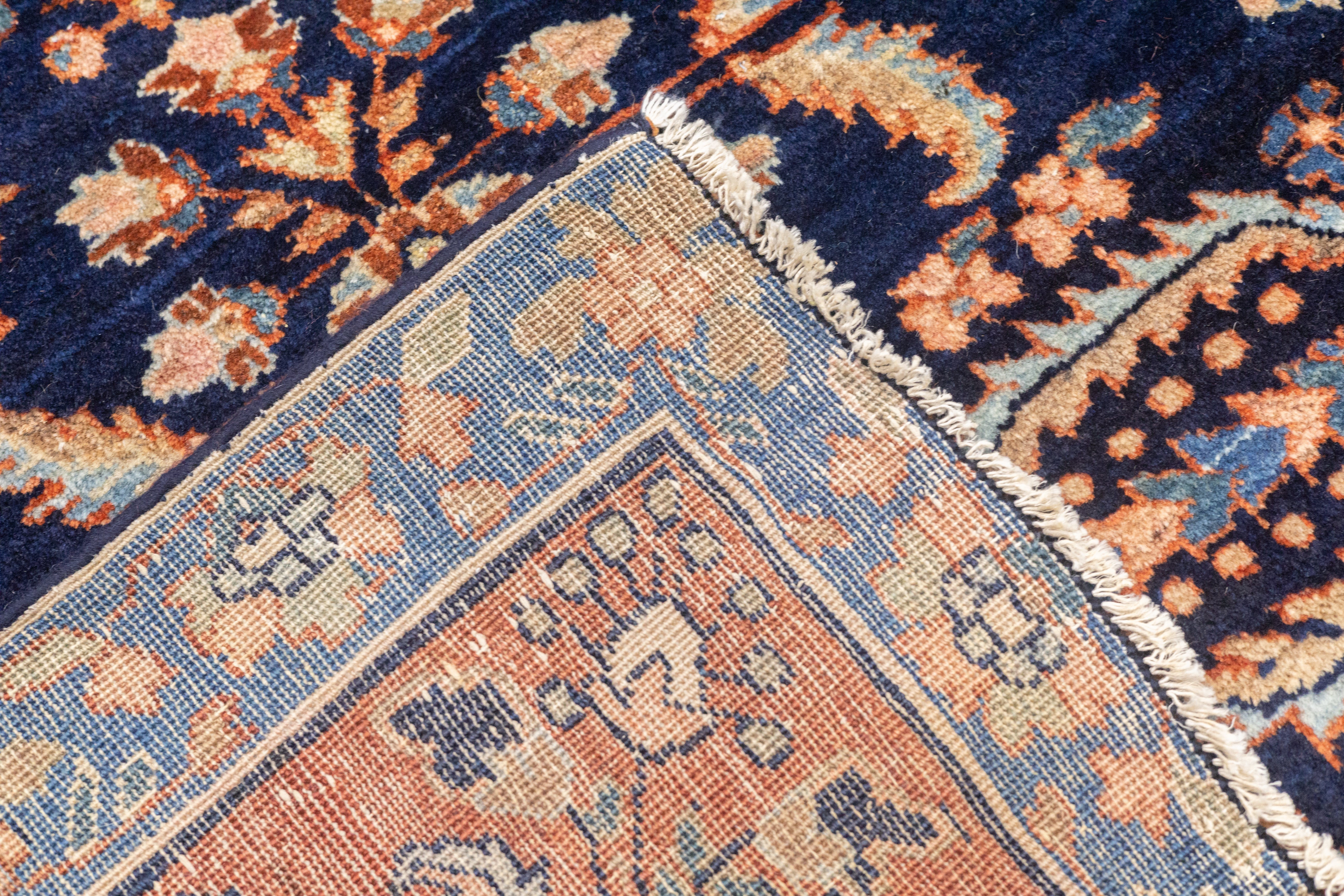 Antique Sarouk Rug 8'8'' x 11'8''