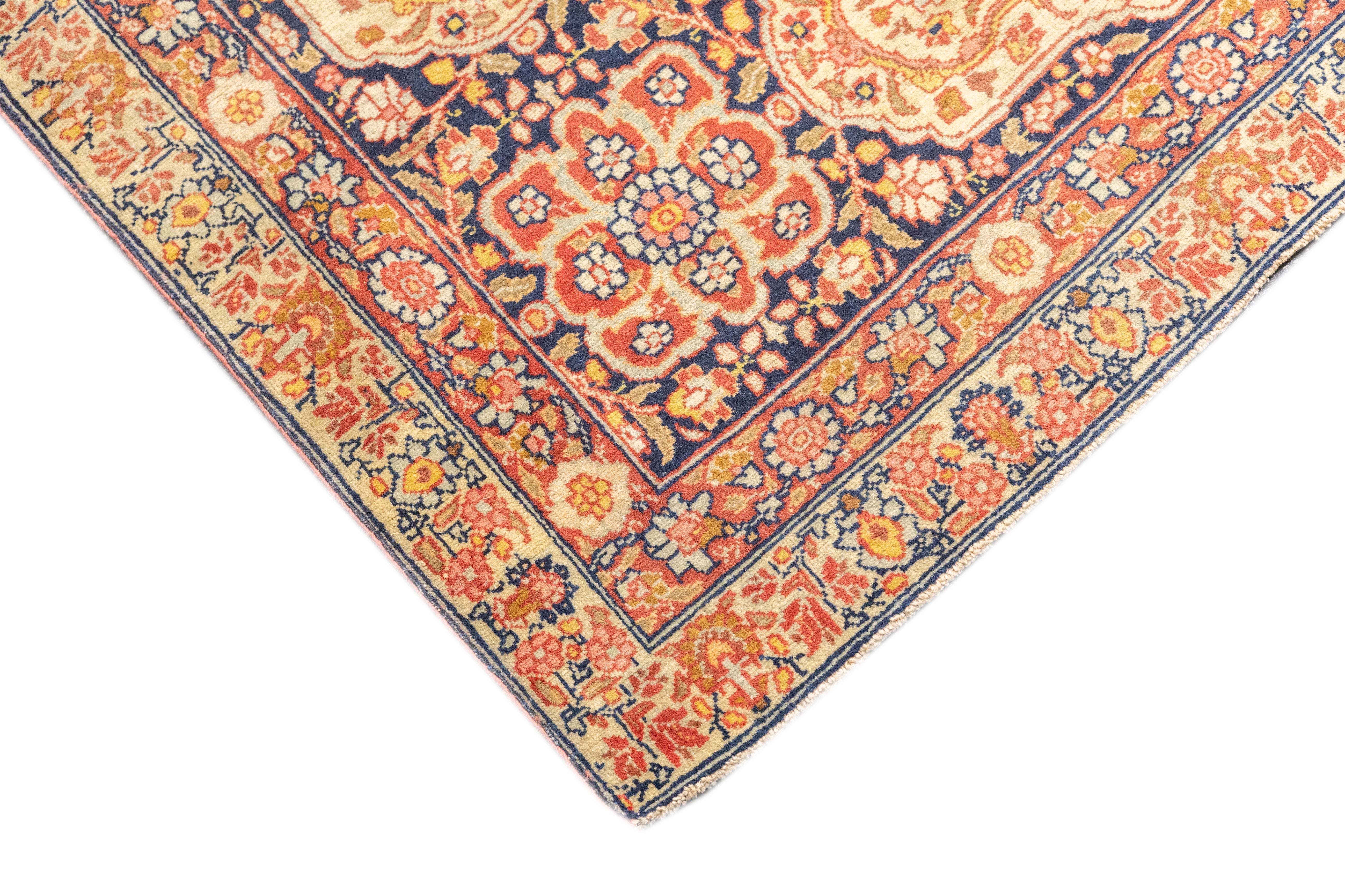 Antique Haji Jalili Tabriz Rug 9'1'' x 12'9''