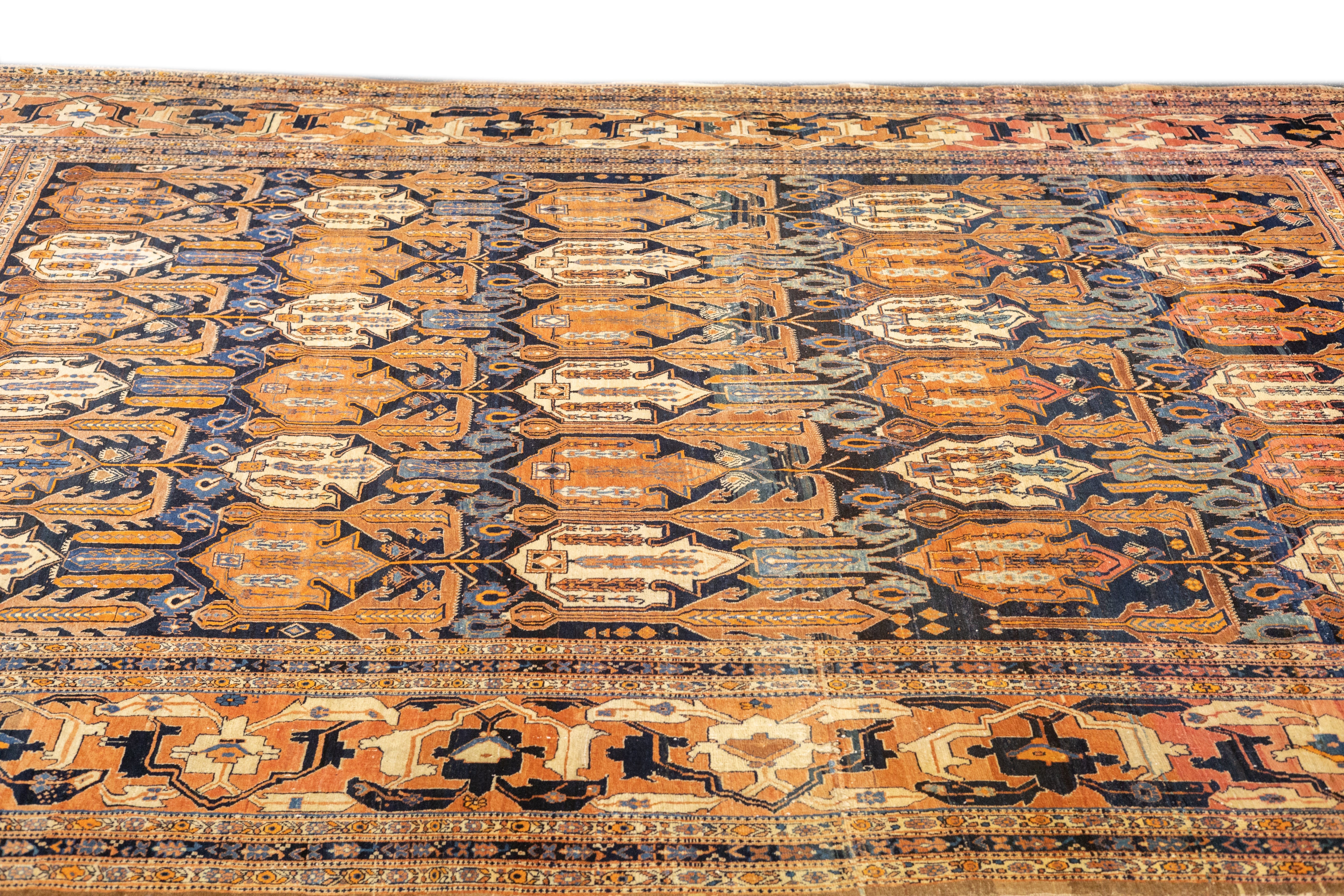 Antique Haji Jalili Tabriz Rug 8' 10" x 13' 5''