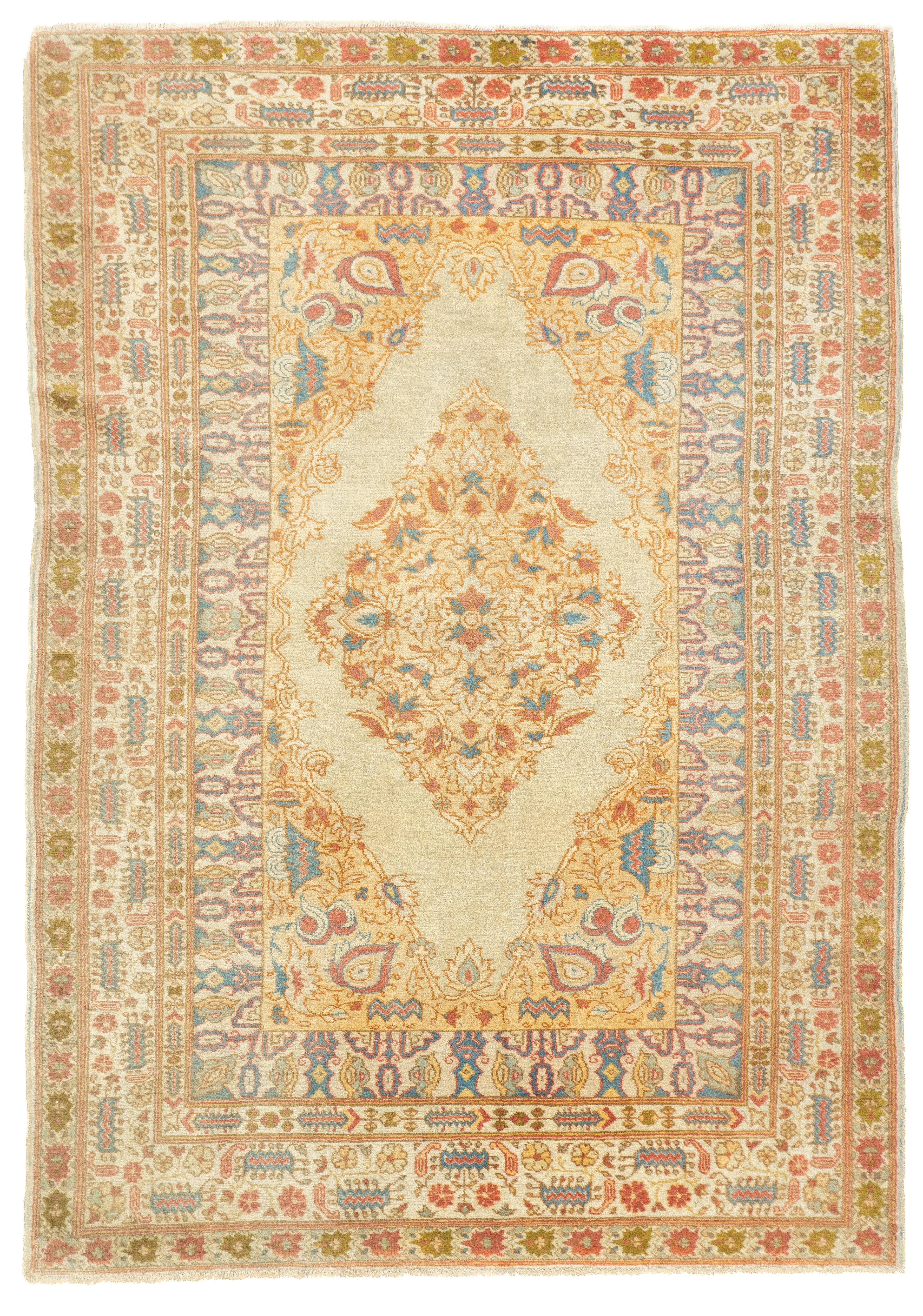 Antique Persian Haji Jalili Tabriz 4'7'' x 6'5''