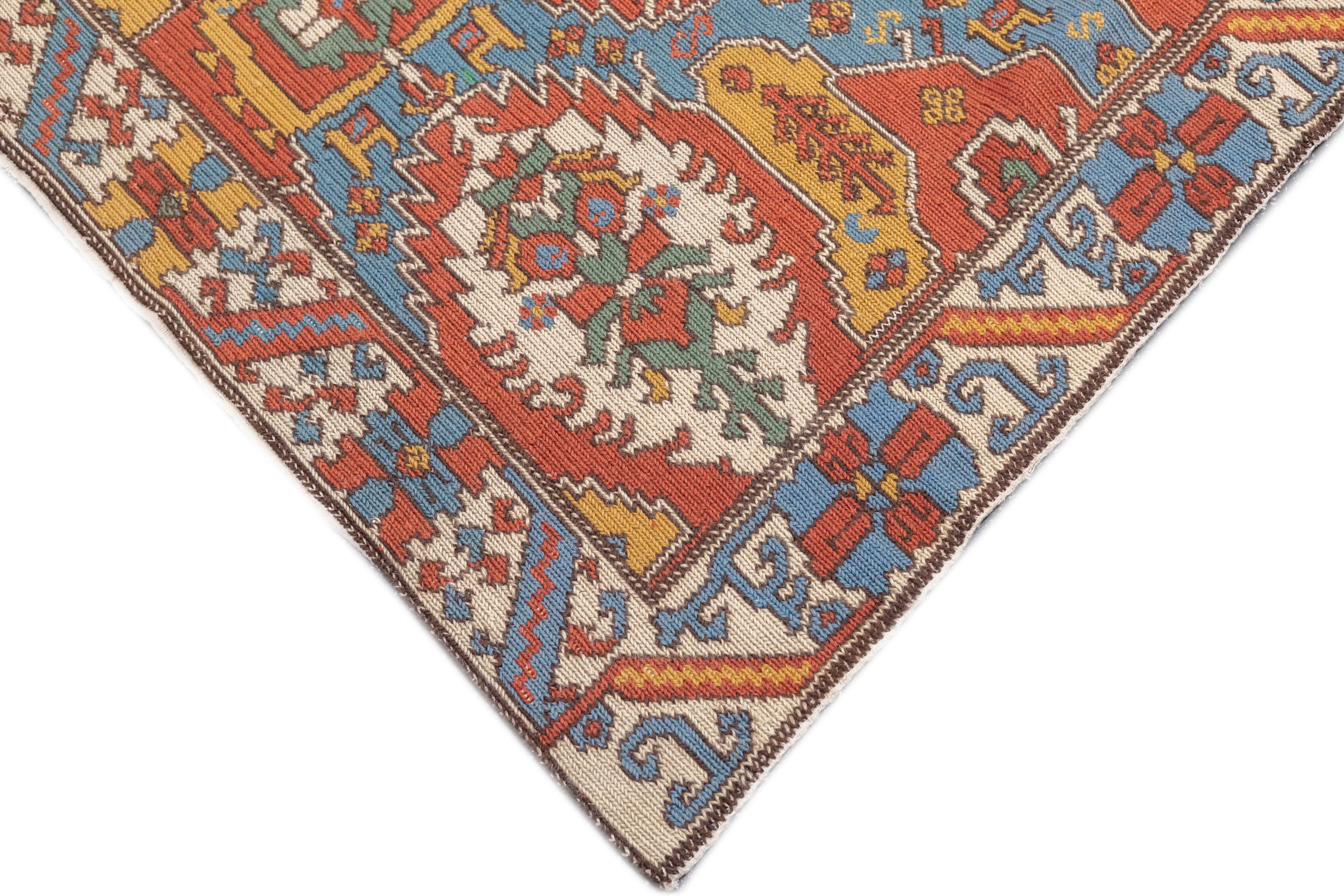 Vintage Dragon Sumak Rug 4'11'' x 8'2''