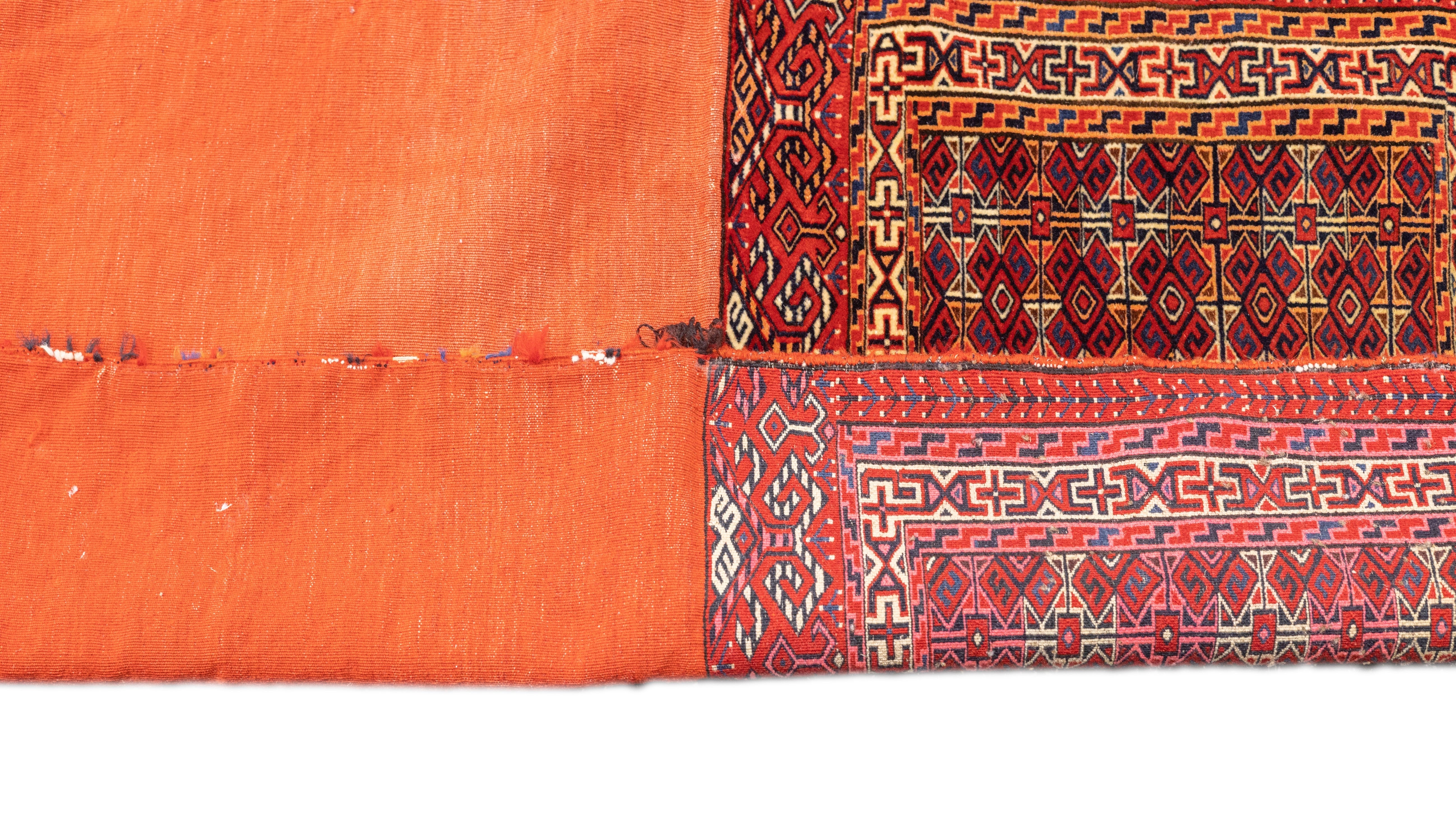 Antique Turkmen Saddle Bag (One of pair) 2'2'' x 3'4''