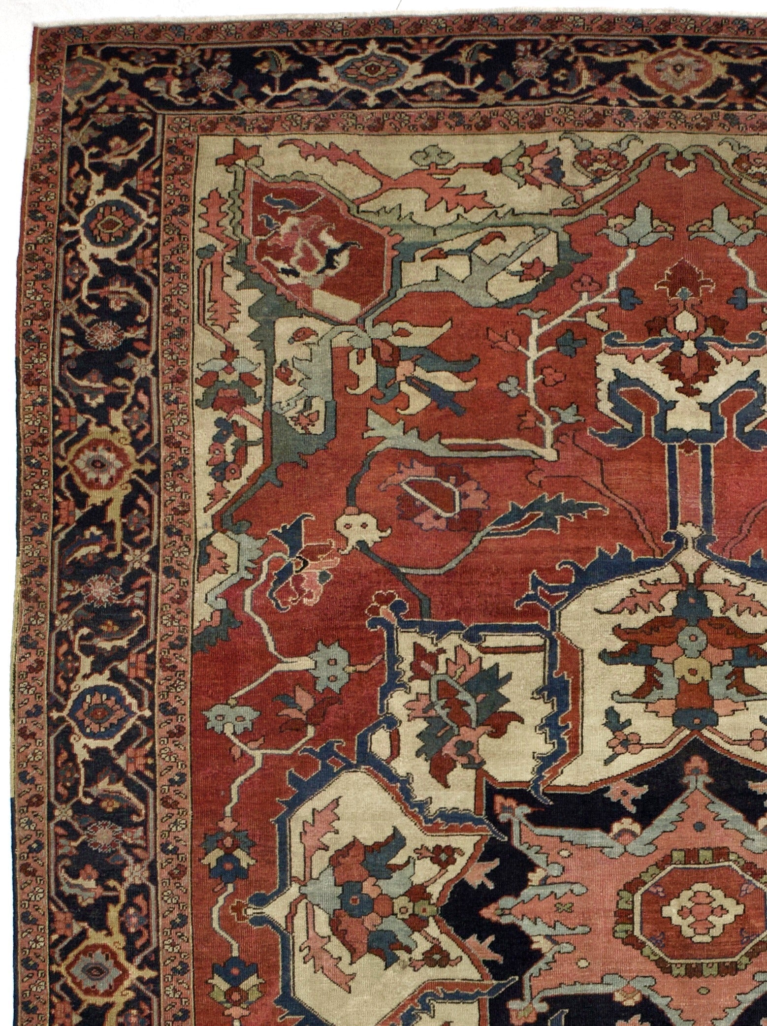 Antique Serapi Rug 8'5" x 11' 5"