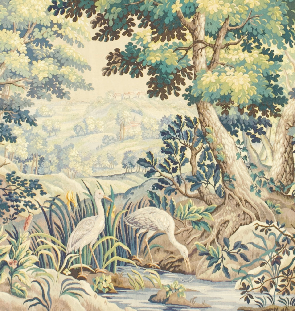 French 18th Century, Antique Tapestry 6' 7'' x 9' 3''
