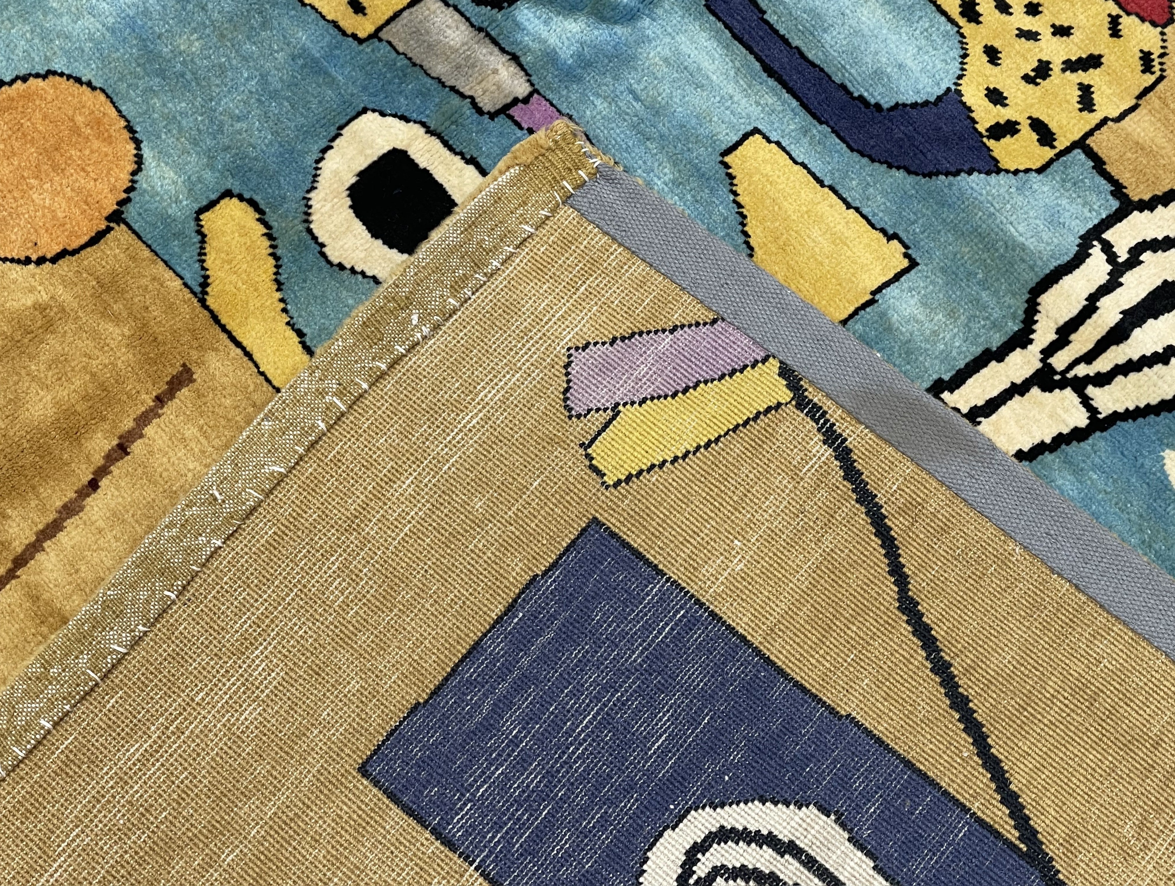 Fine Mid Century French Rug 6' 9'' x 9' 8"