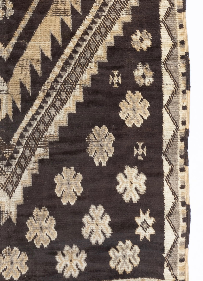 Fine Semi Antique Moroccan Wool Rug 3'0" x 4' 6''