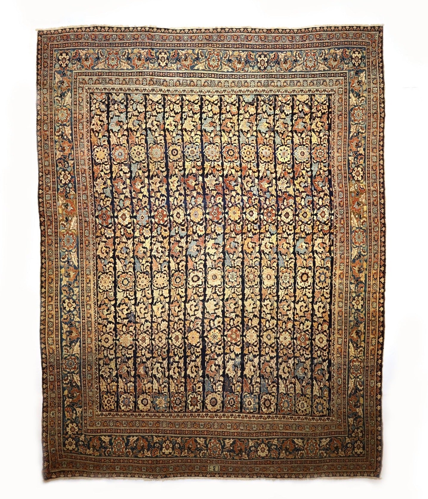 Antique Haji Jalili Tabriz Rug 10' 6" x 13' 9''