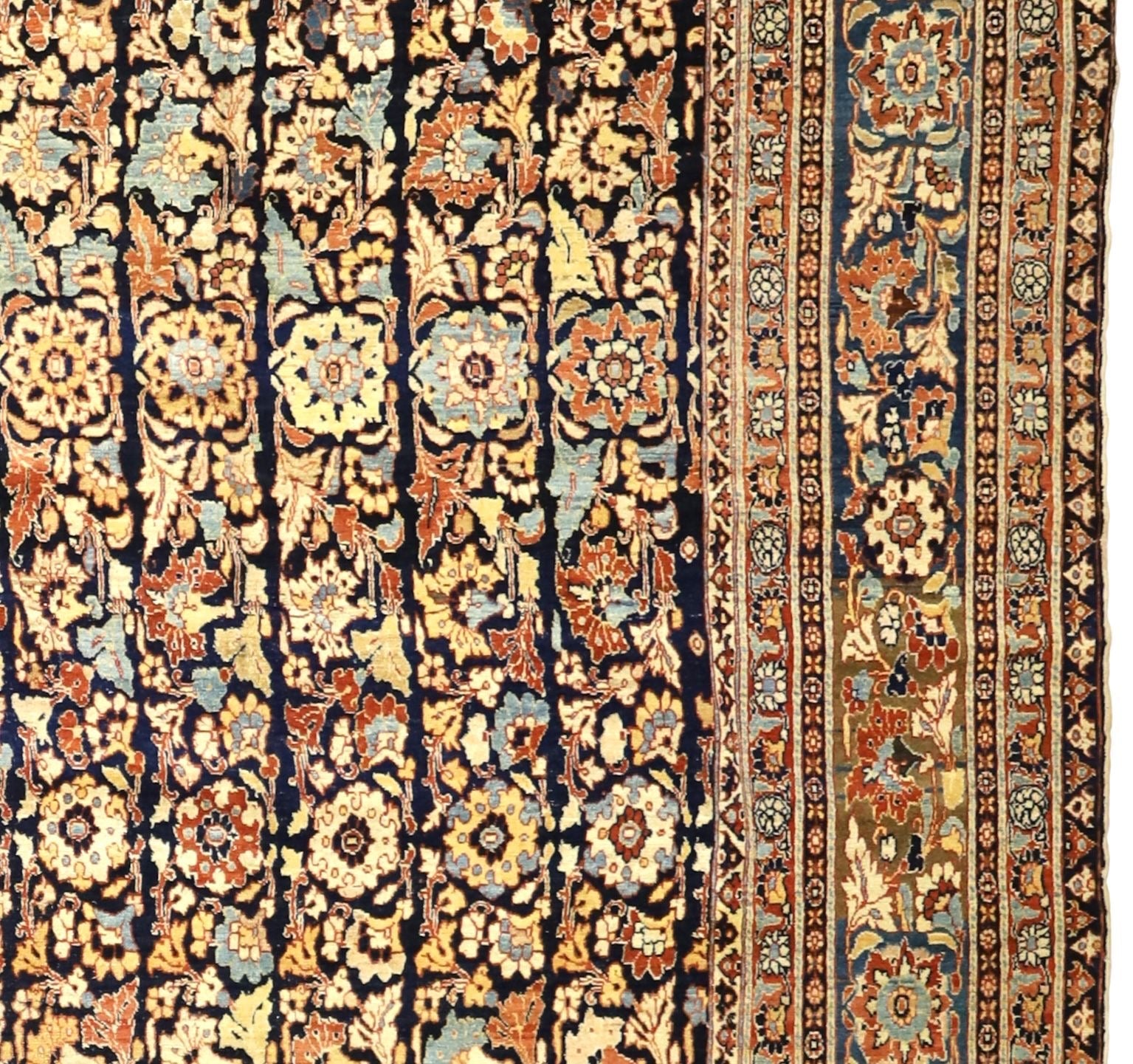 Antique Haji Jalili Tabriz Rug 10' 6" x 13' 9''