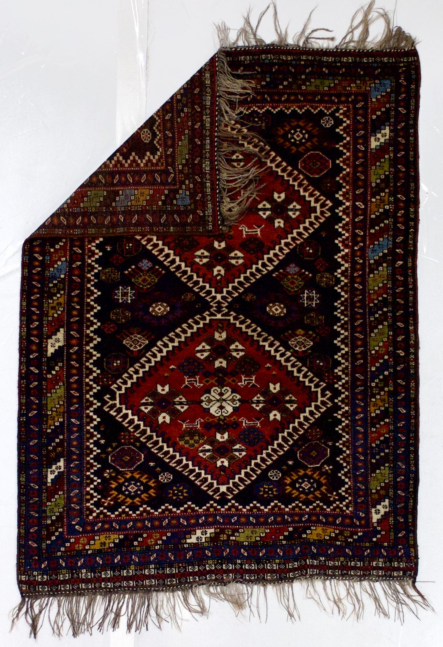 Antique Qashqai Rug 3' 10" x 5' 4"