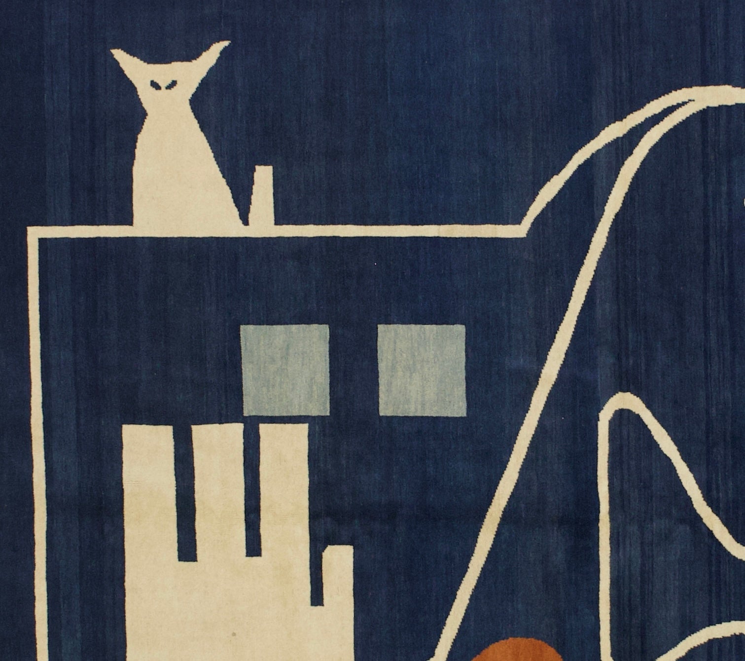 Vintage Artistic Rug (Kees Timmer) 6' 7'' x 7' 10"