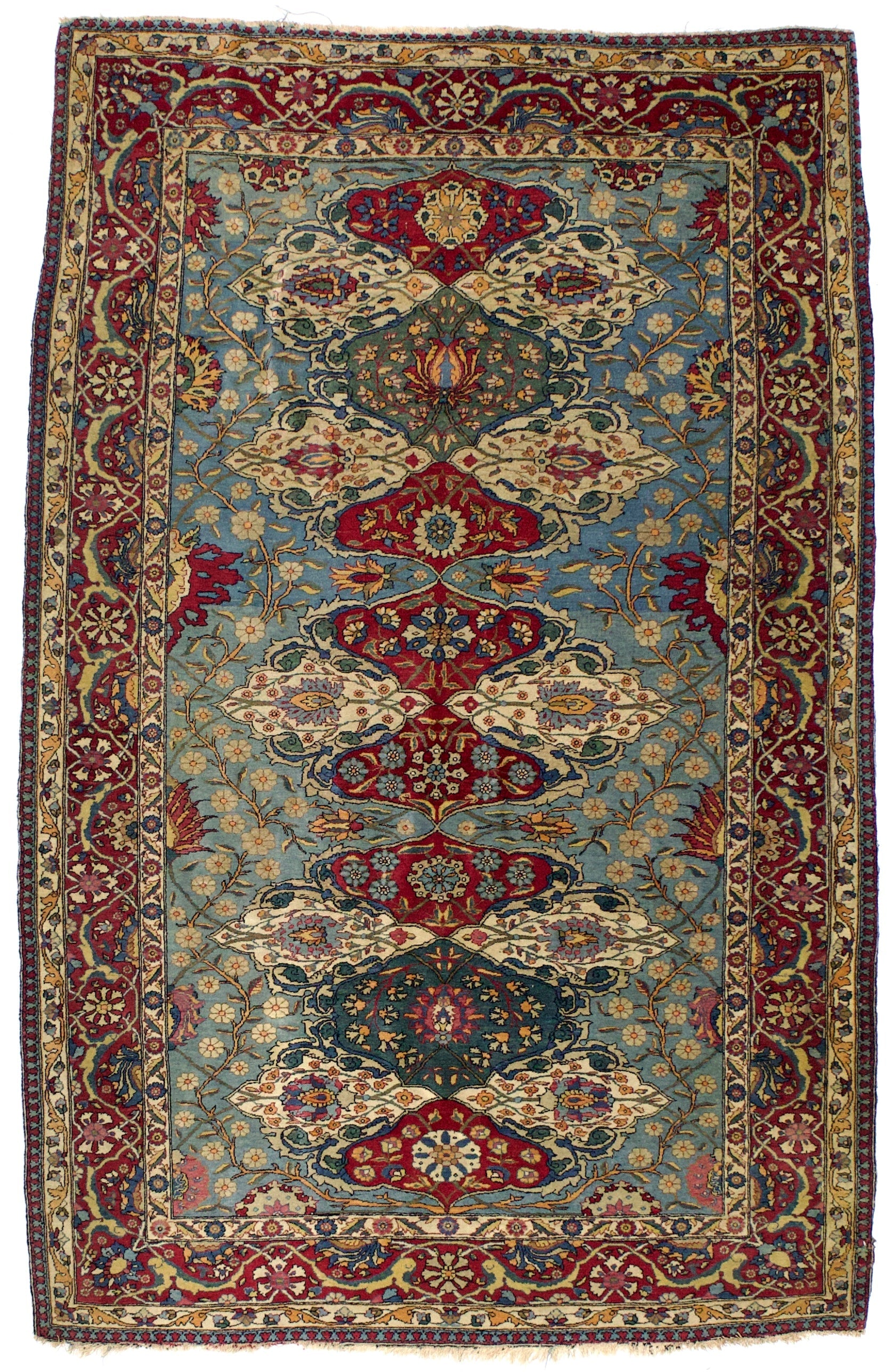 Fine Antique Tehran Rug 4' 9" x 7' 6"