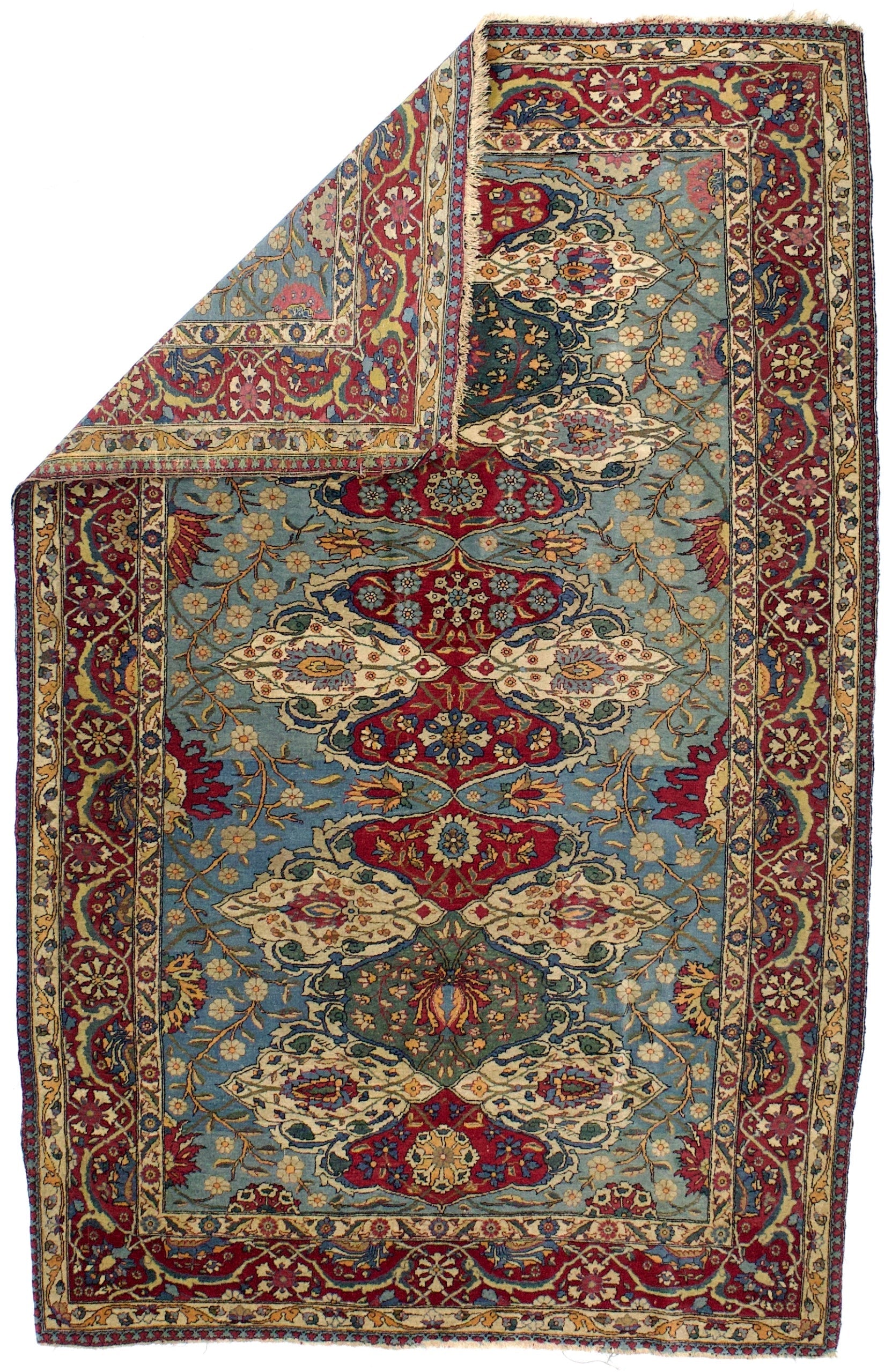 Fine Antique Tehran Rug 4' 9" x 7' 6"