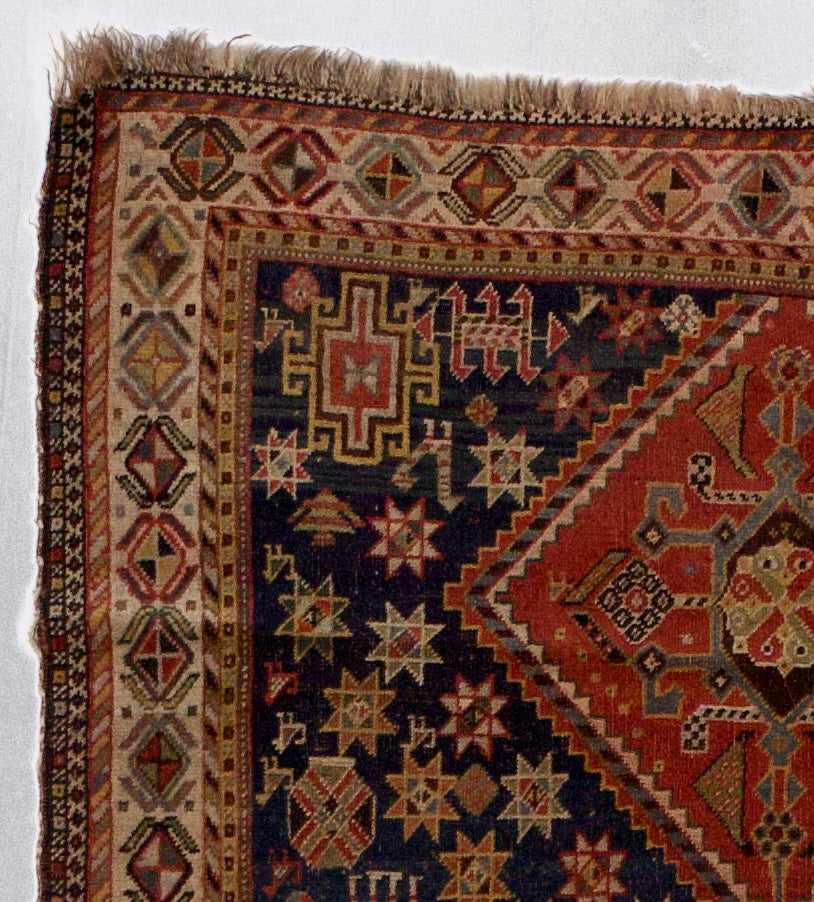 Antique Malayer Rug 4'3" x 6' 9"