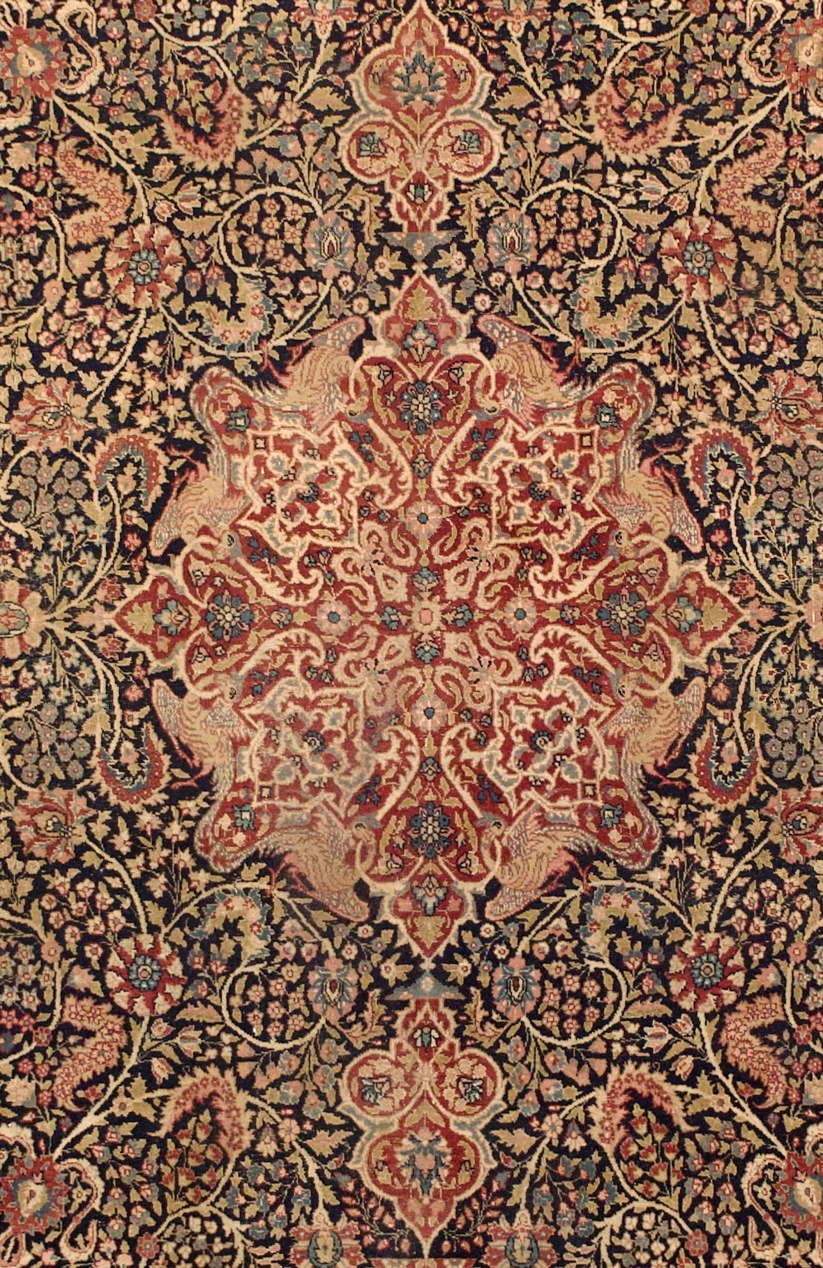 Antique Tabriz Rug 7'10" x 12' 4"