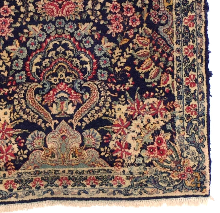 Antique Lavar Kerman 1 of pair Rug 3' 0" x 5' 0"