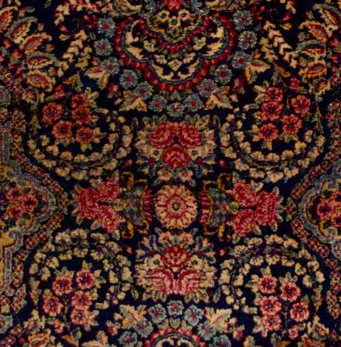 Antique Lavar Kerman 1 of pair Rug 3' 0" x 5' 0"