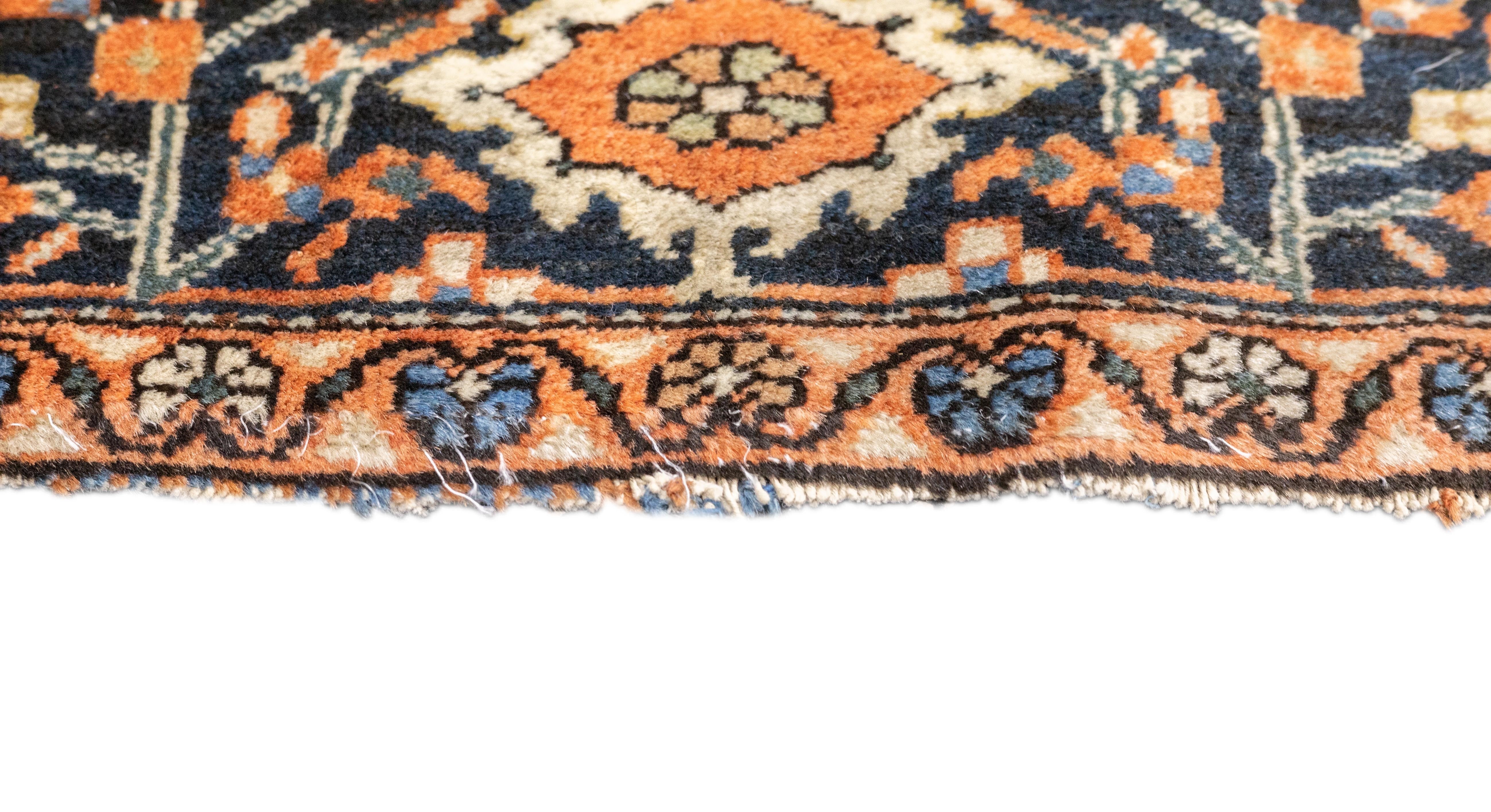 Antique Farahan Sarouk Rug 3'4'' x 4'11''