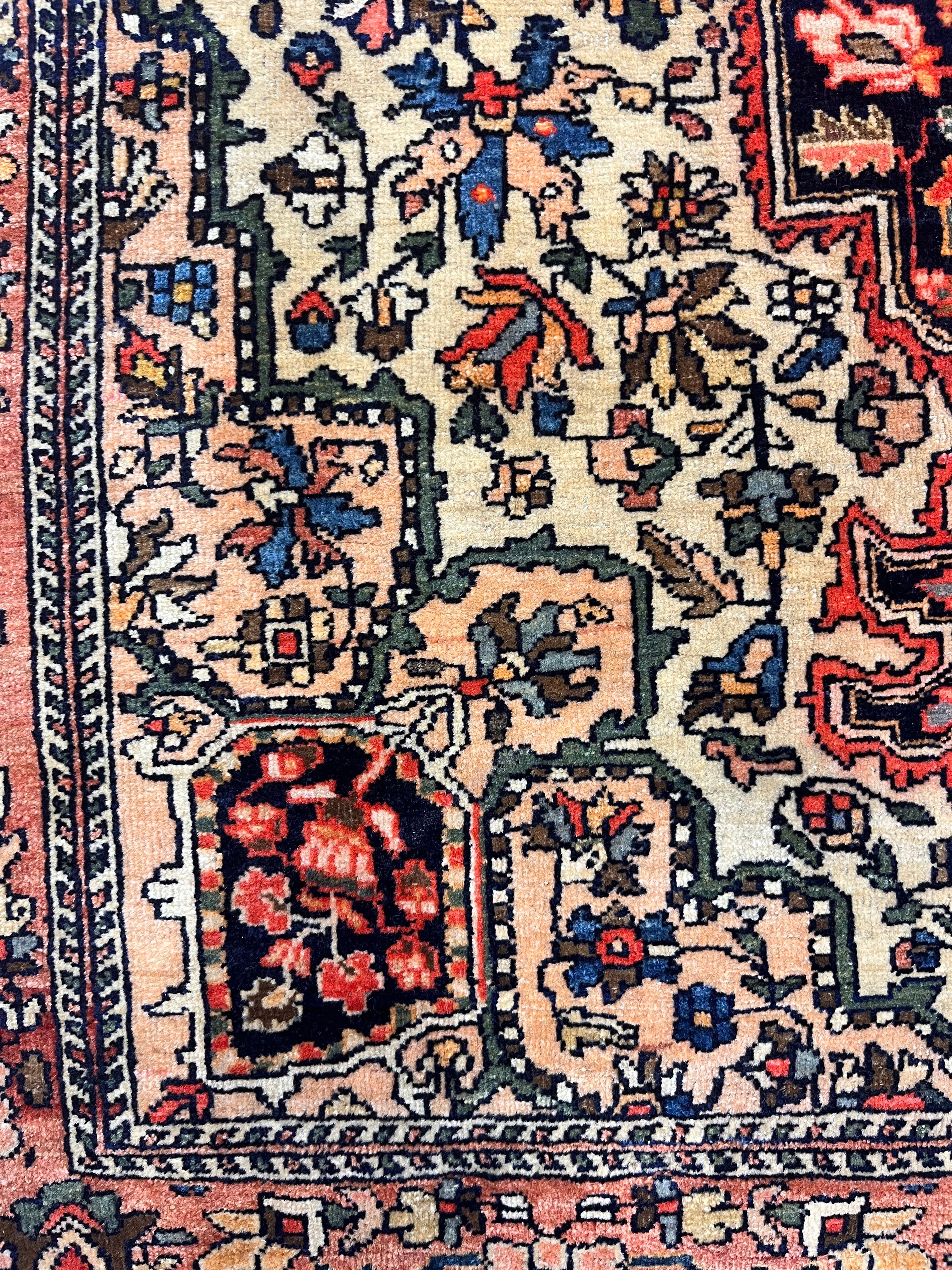 Antique Farahan Sarouk Rug 3' 3" x 4' 10"