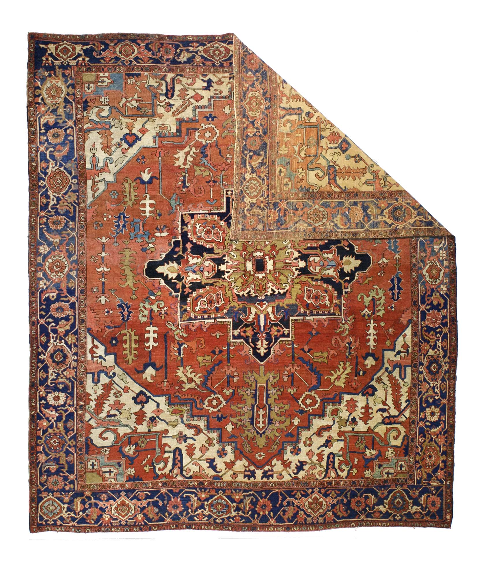Antique Serapi Rug 9'4" x 11' 0"