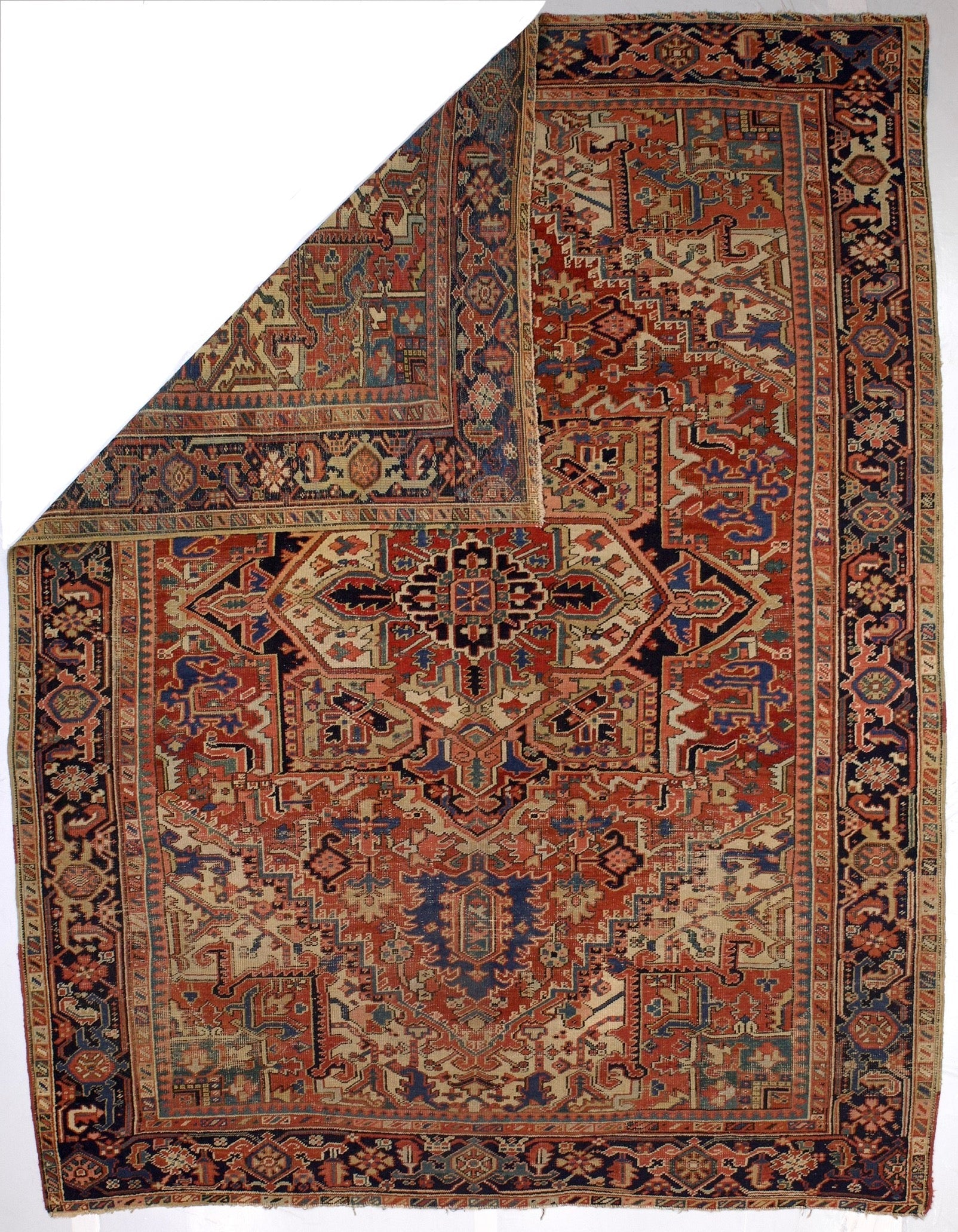 Antique Heriz Rug 8'6" x 11' 1"