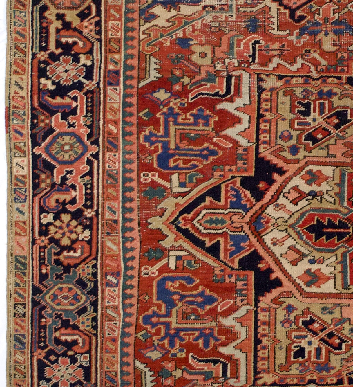Antique Heriz Rug 8'6" x 11' 1"