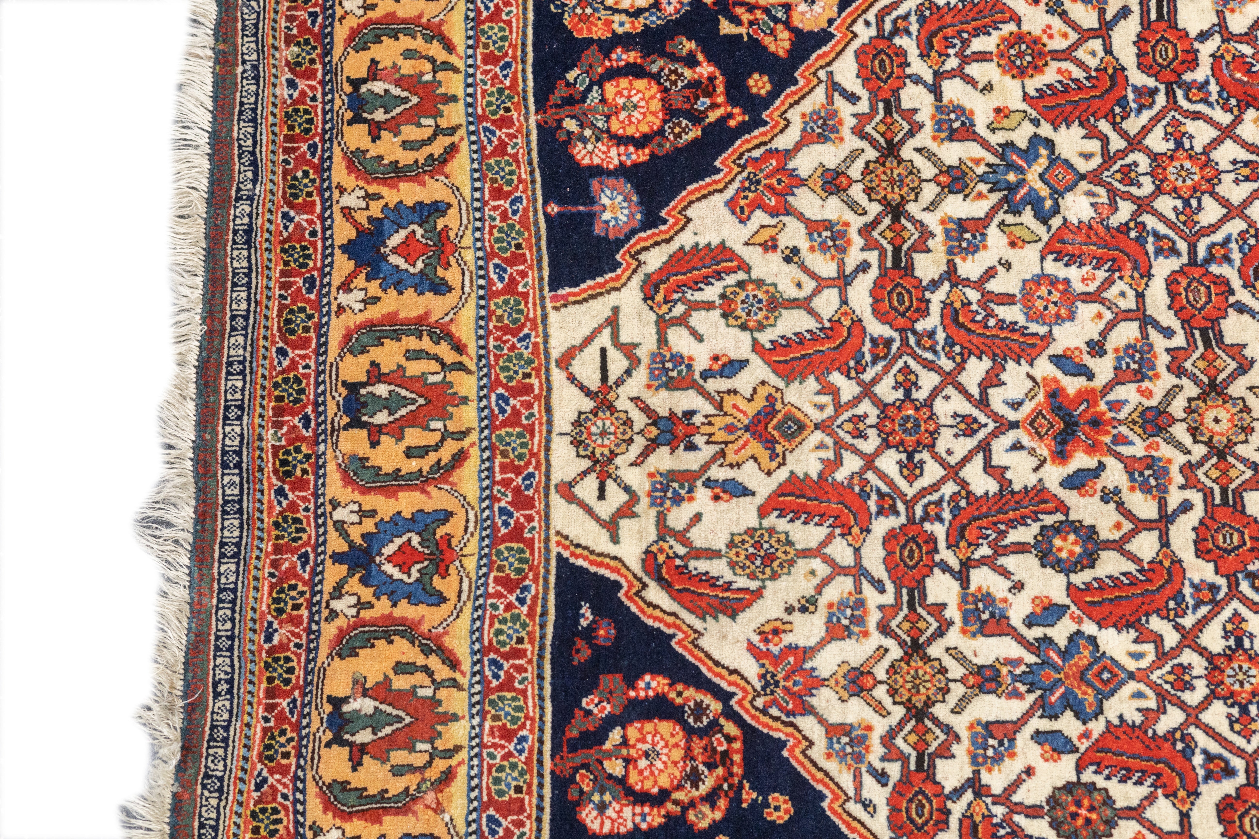 Antique Qashqai Rug 4'3'' x 7'2''