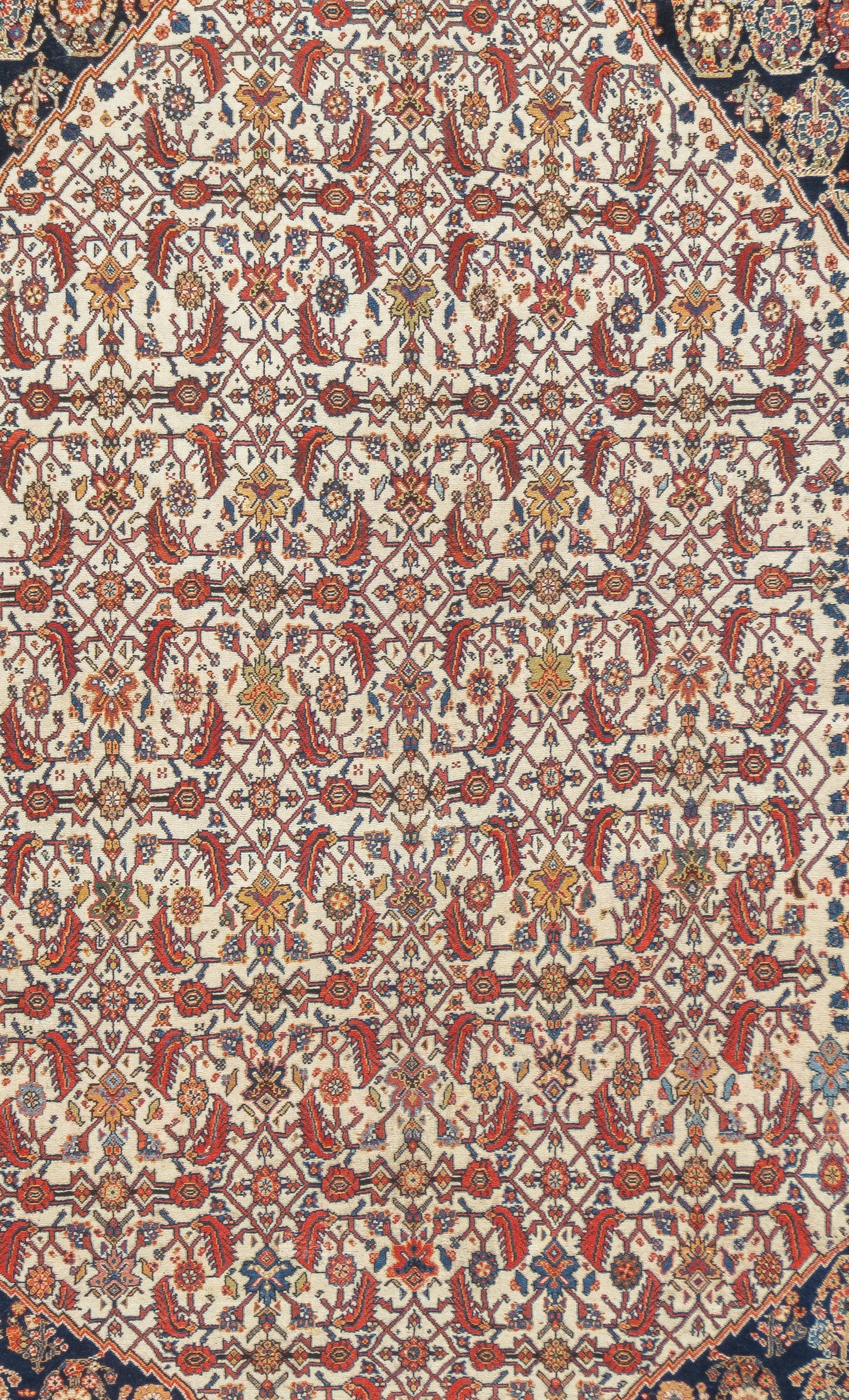 Antique Qashqai Rug 4'3'' x 7'2''