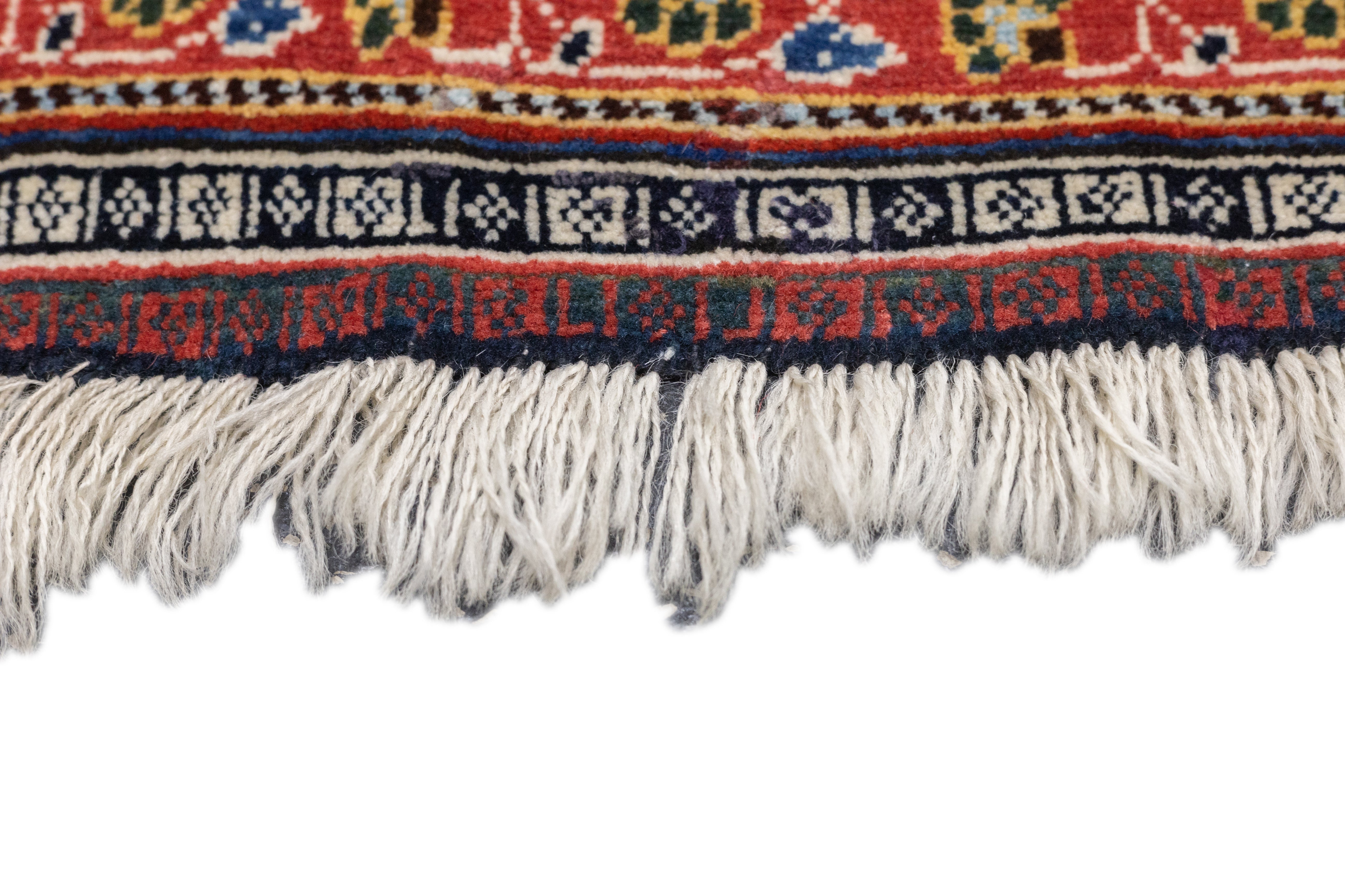 Antique Qashqai Rug 4'3'' x 7'2''