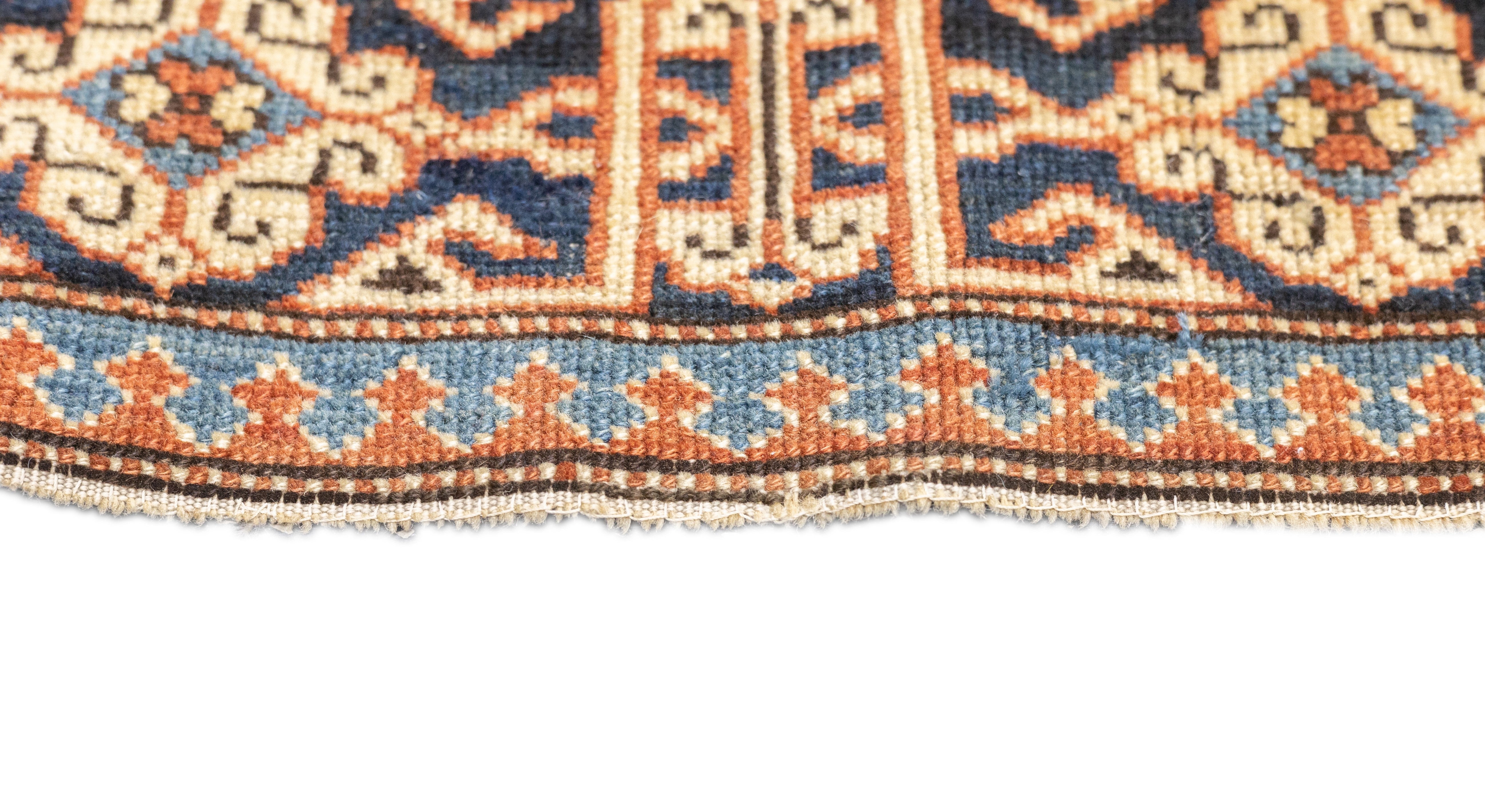 Antique Caucasian Perpedil Rug 3'1'' x 3'11''