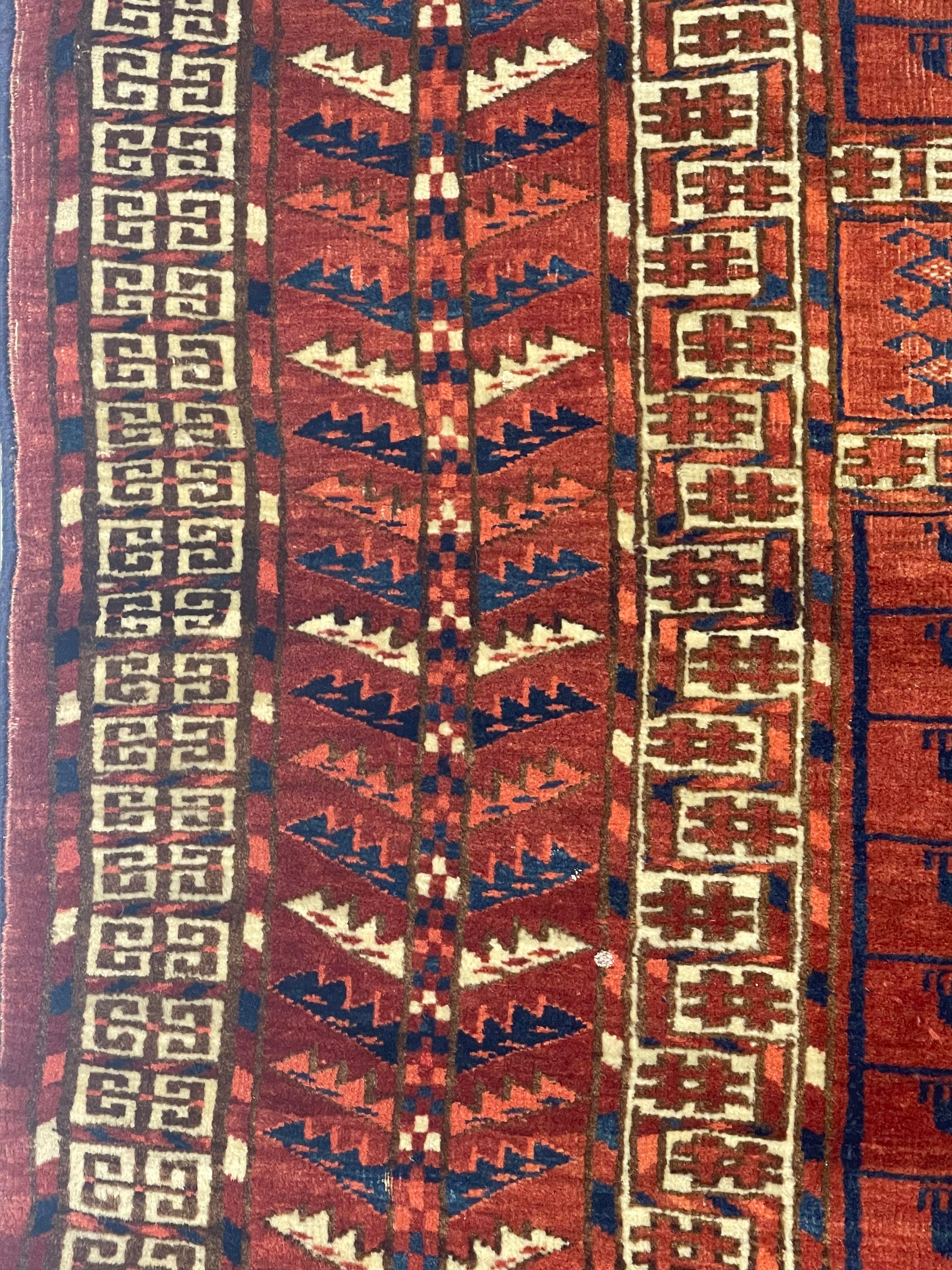 Antique Khachli Bokara Rug 4'3" x 5' 1"