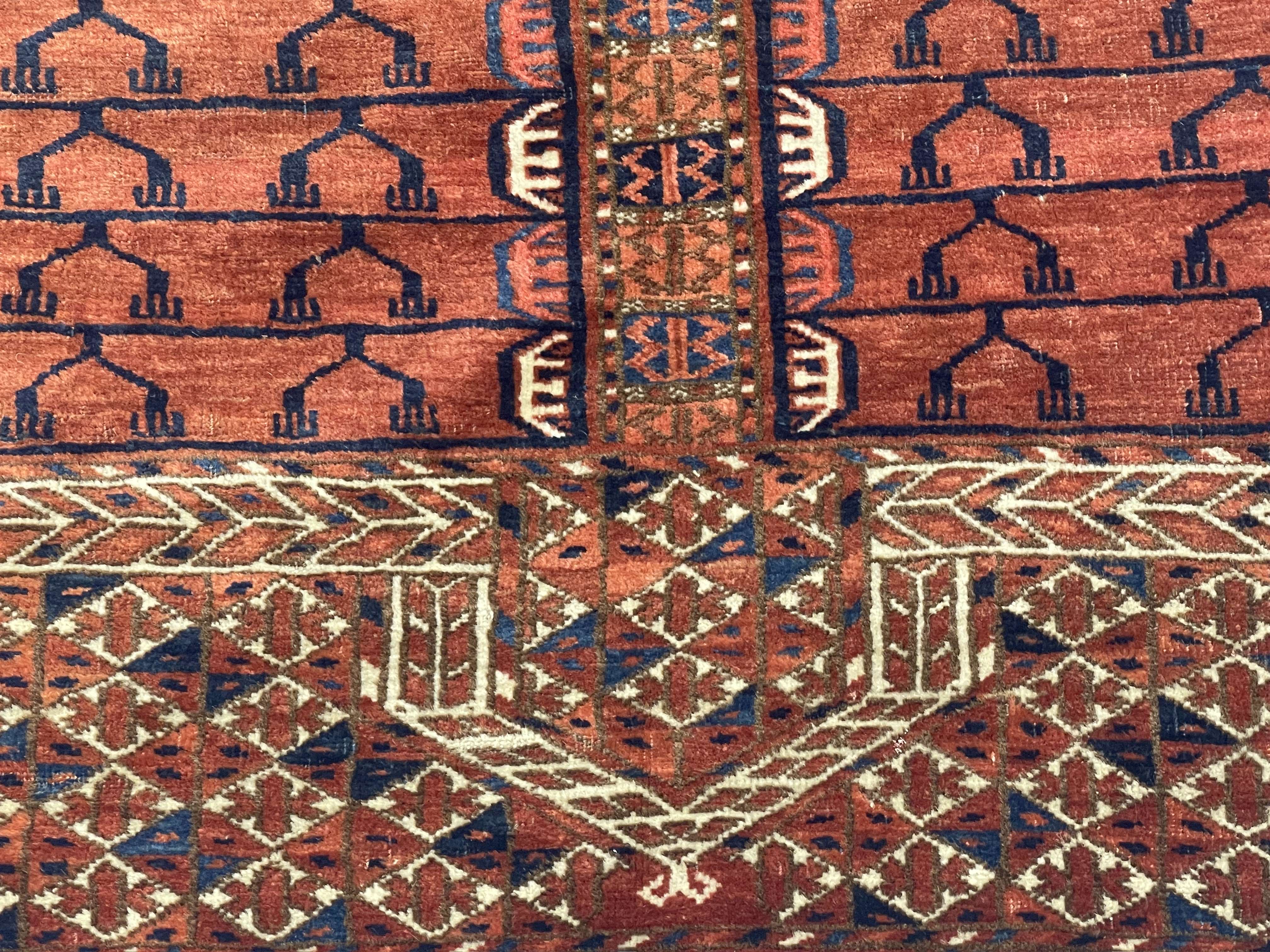 Antique Khachli Bokara Rug 4'3" x 5' 1"