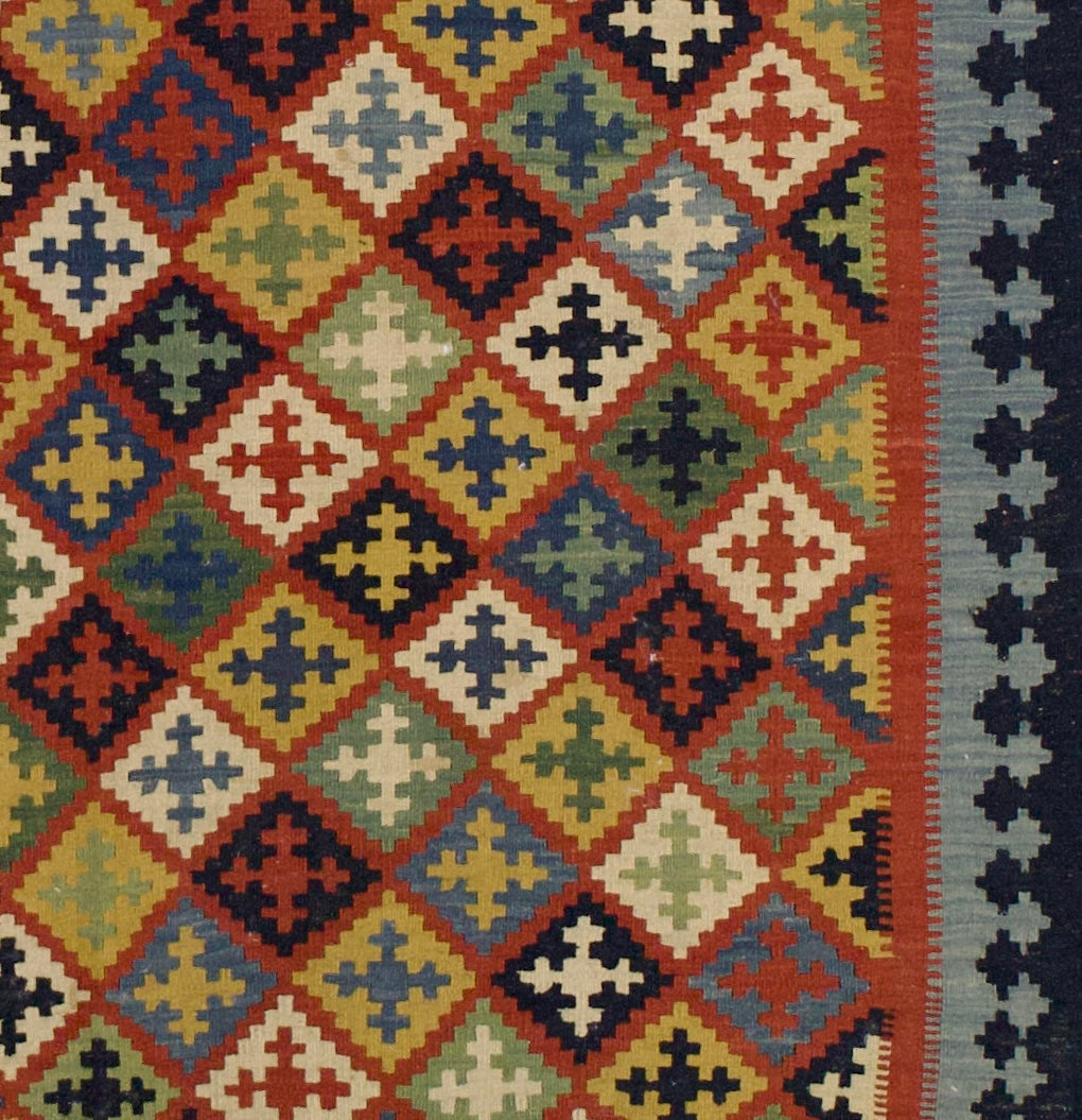 Shiraz Kilim Rug 5' 6'' x 7' 3''