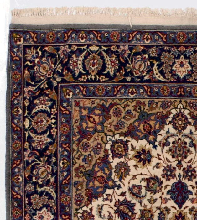 Extremely Fine Isfahan Rug 3'5" x 5' 3"