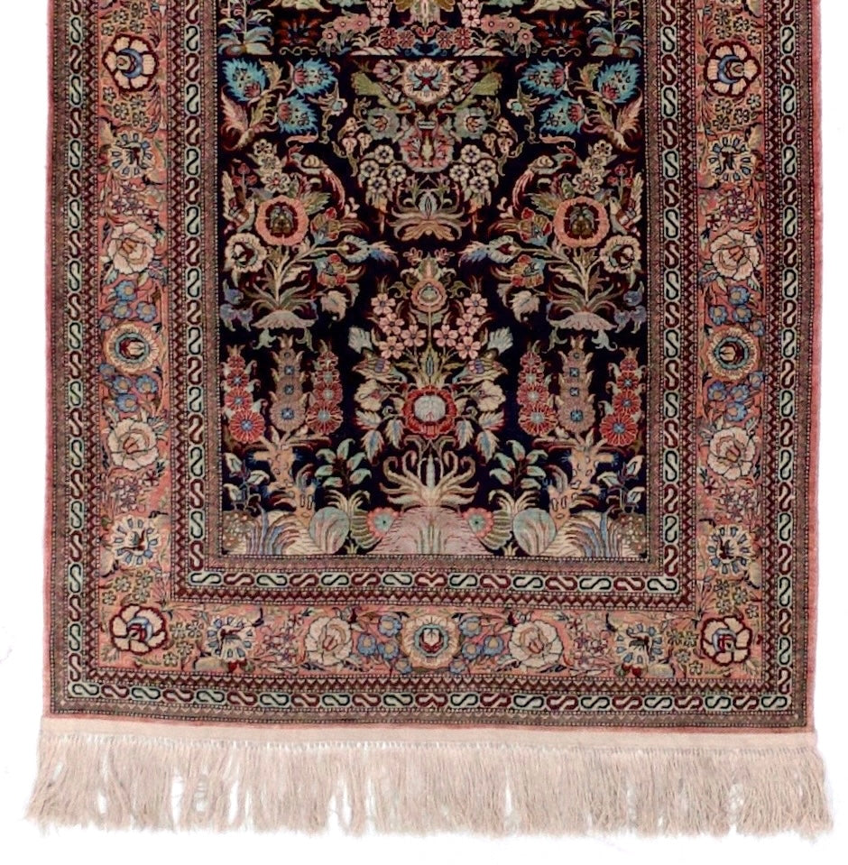 Silk Qum Runner 2' 1'' x 8' 0"