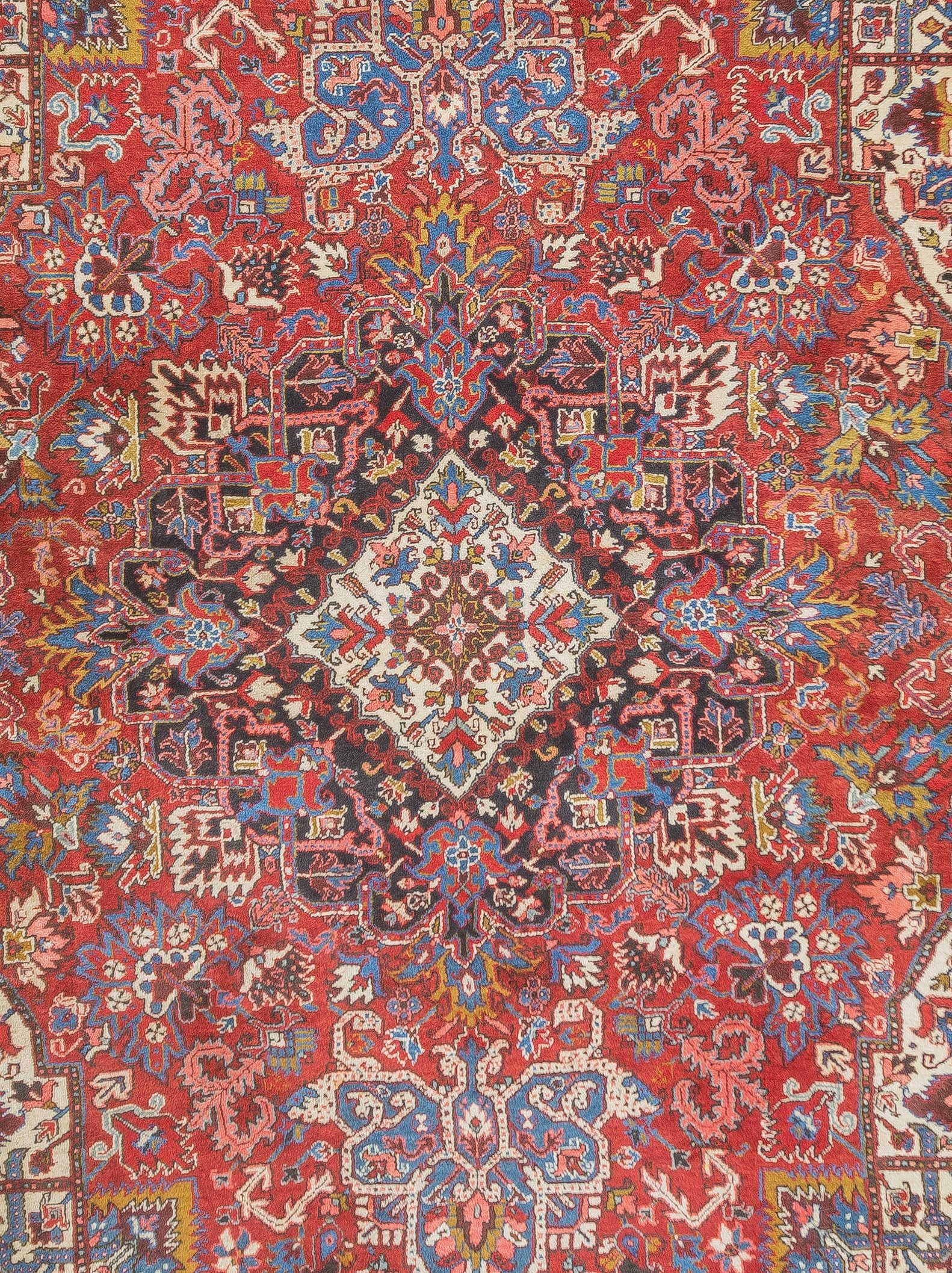 Antique Heriz Rug 9'11'' x 13'3''